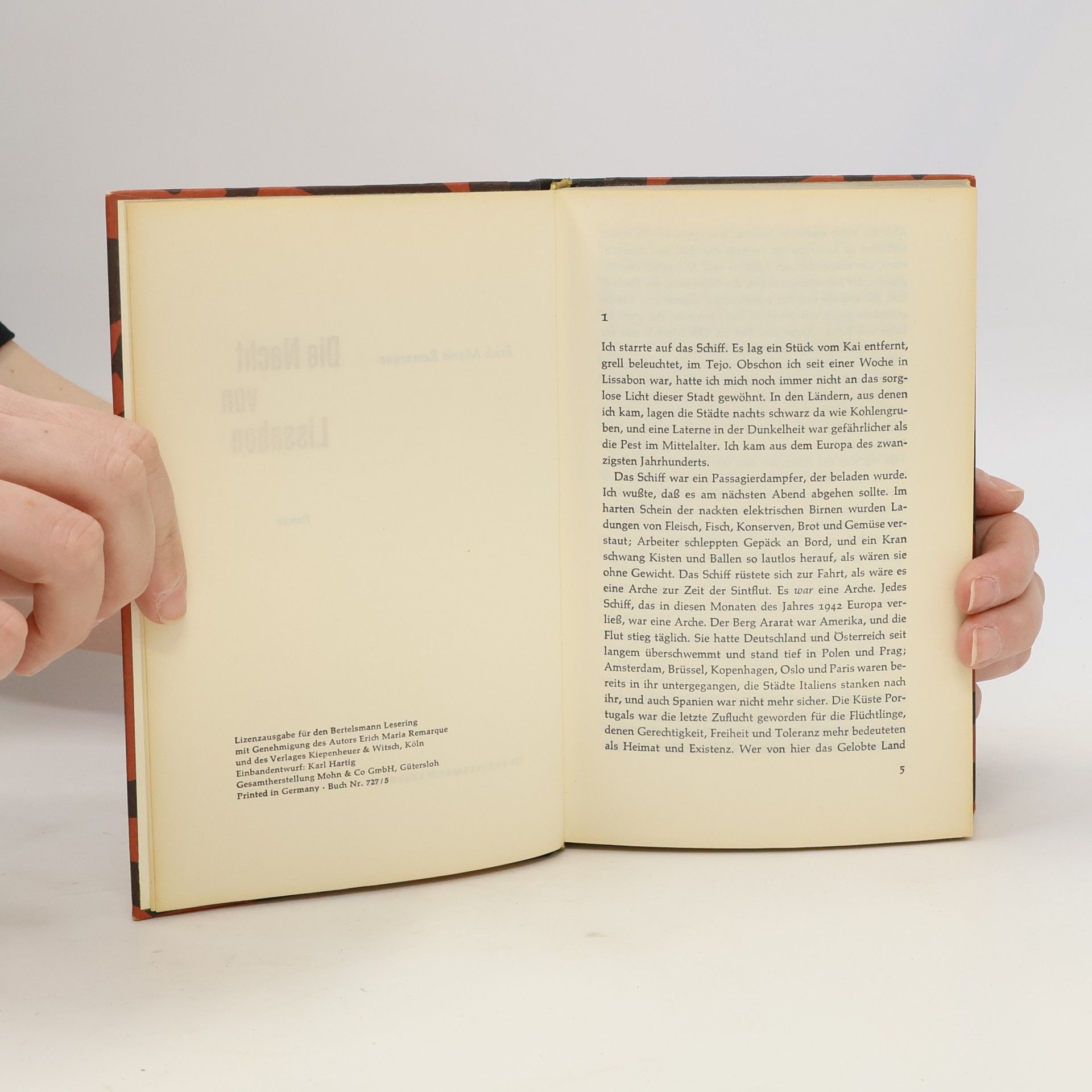 Erich Maria Remarque Die Nacht von Lissabon