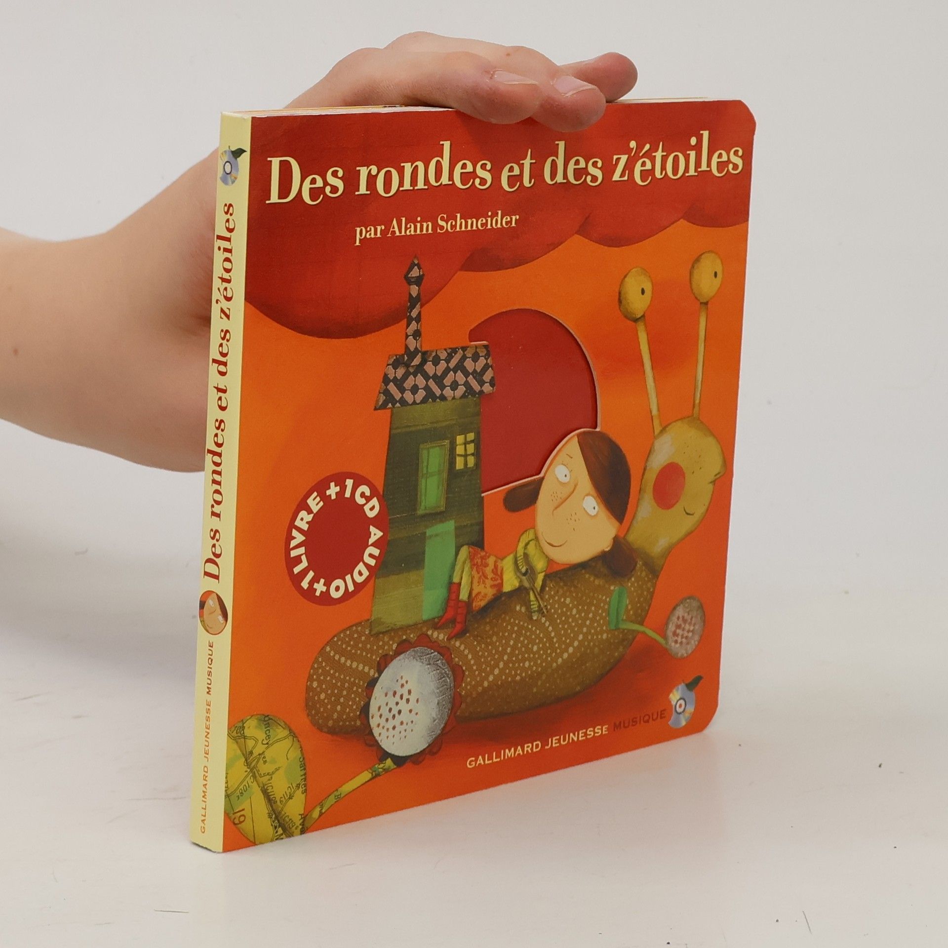 Cécile Gambini Gallimard Jeunesse Musique: Des rondes et des z'étoiles - LIVRE + 1CD AUDIO