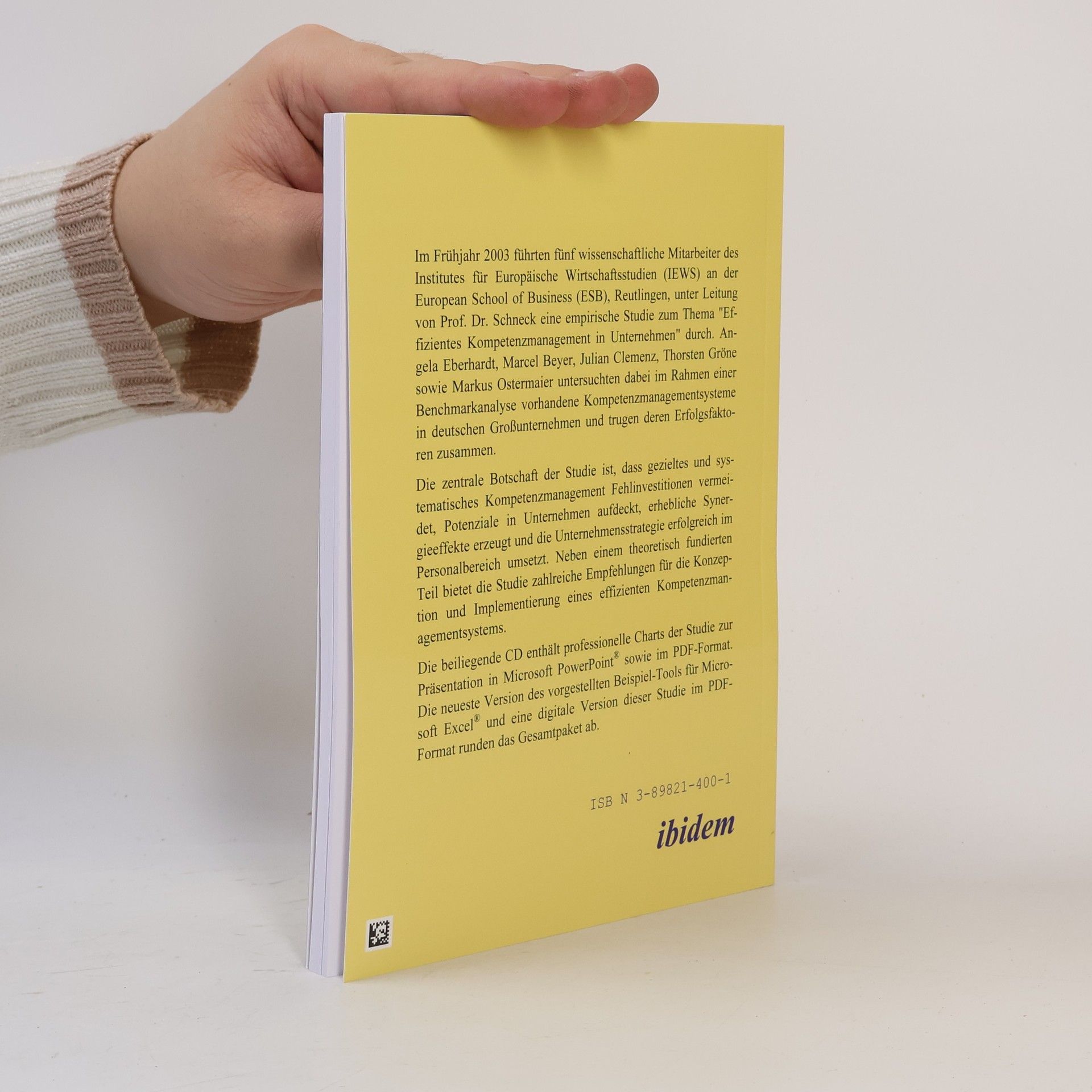 Thorsten Gröne Schriftenreihe des ESB Research Institute - 27: Effizientes Kompetenzmanagement in Unternehmen