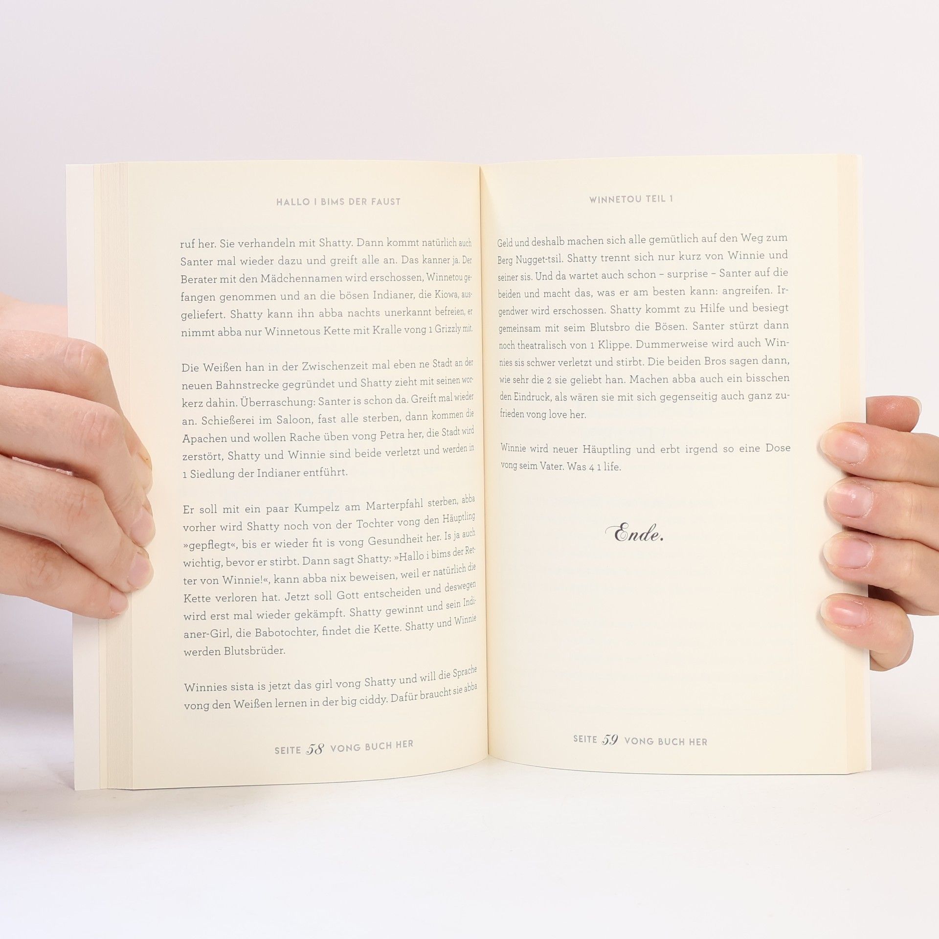 Rolfgang vong Goethe Hallo i bims der Faust!