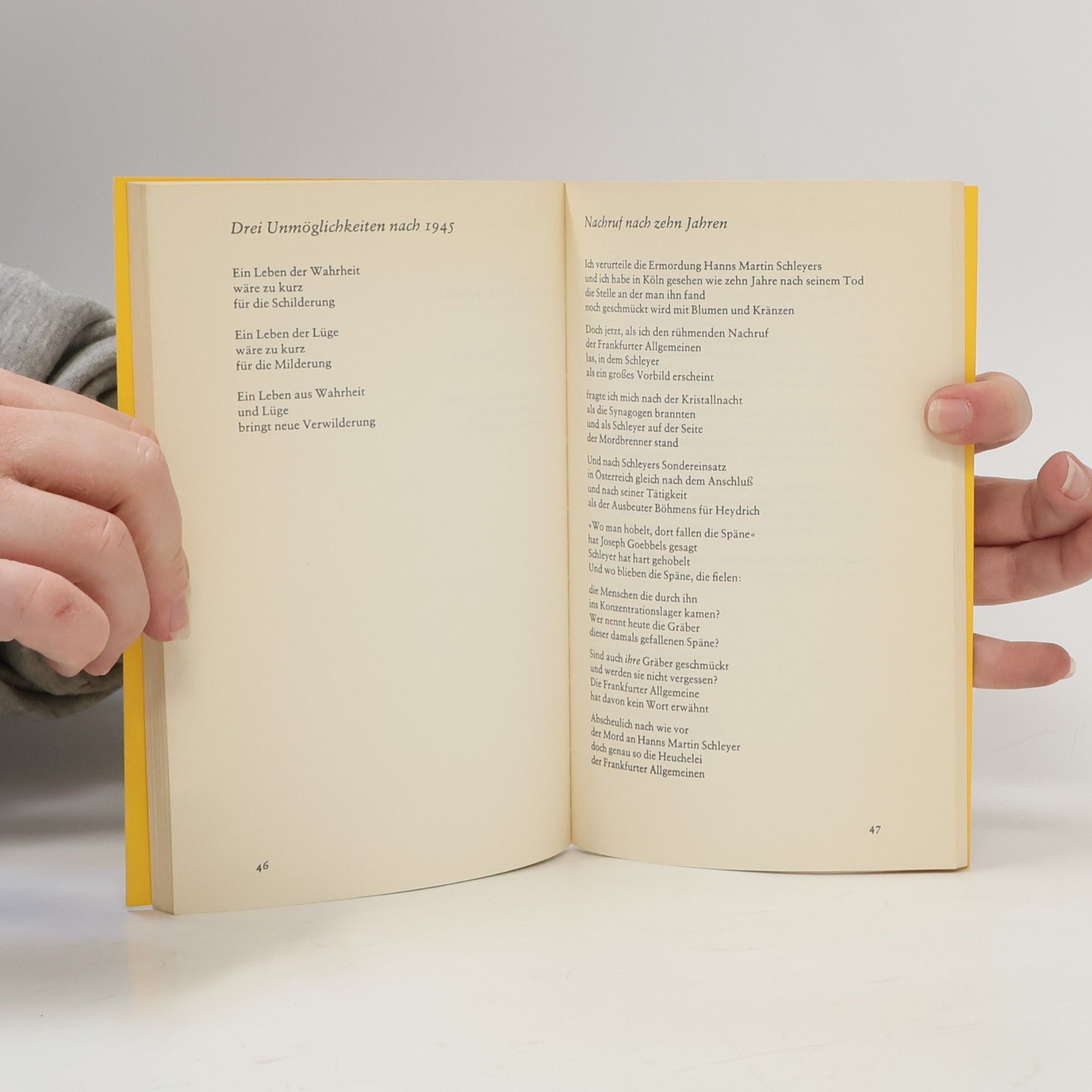 Erich Fried Unverwundenes