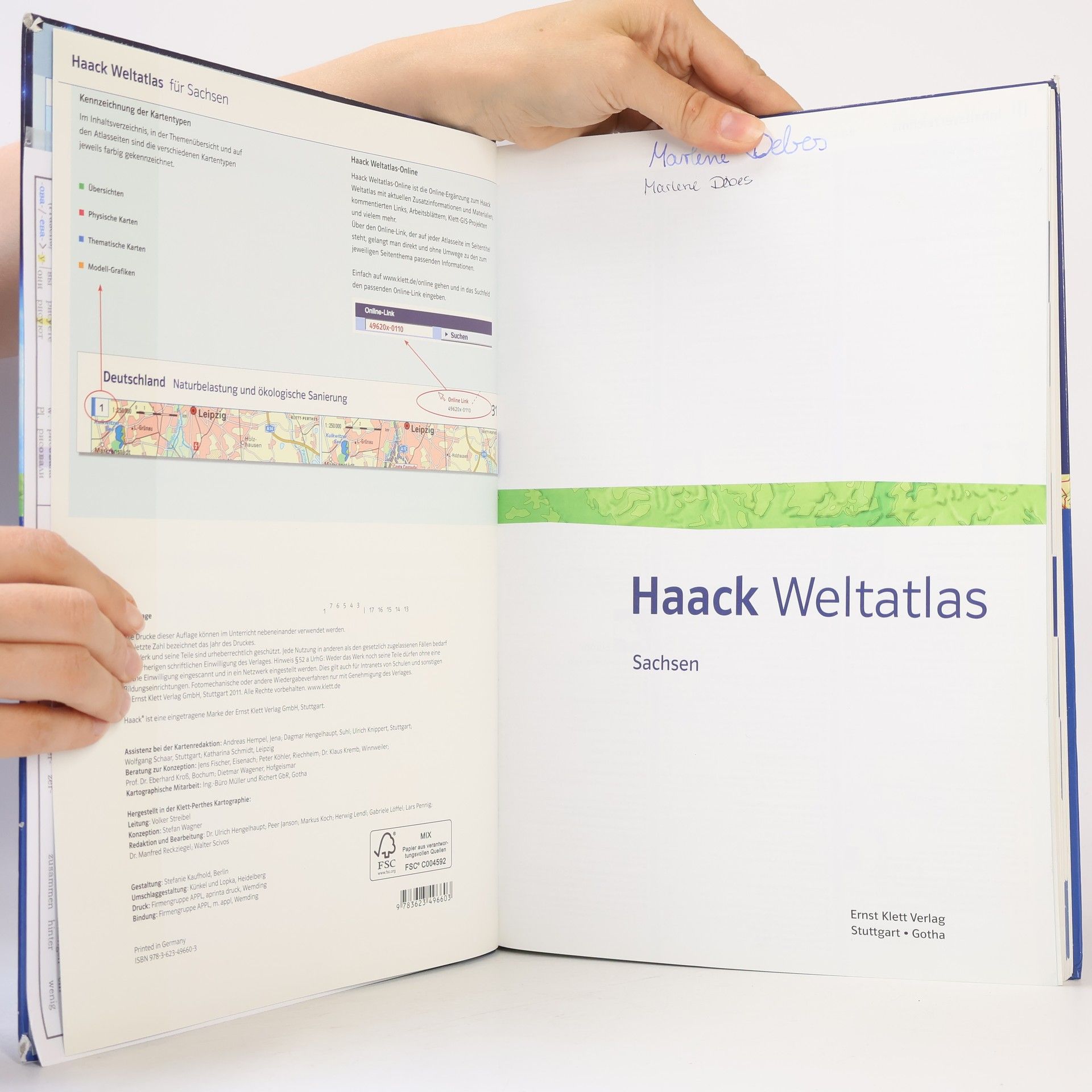 Ulrich Hengelhaupt Haack Weltatlas für Sachsen (Sekundarstufe I und II)