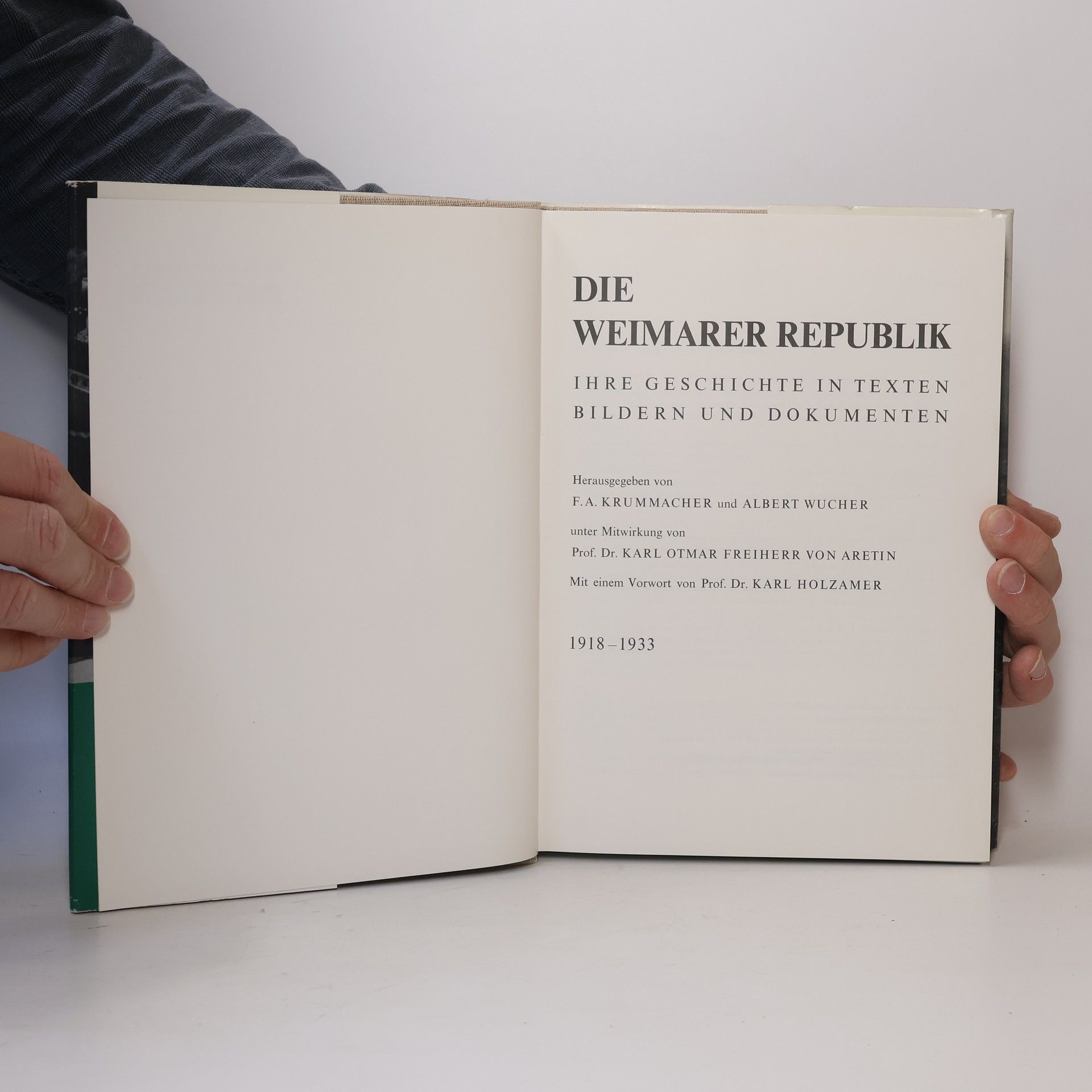 Friedhelm Krummacher Die Weimarer Republik