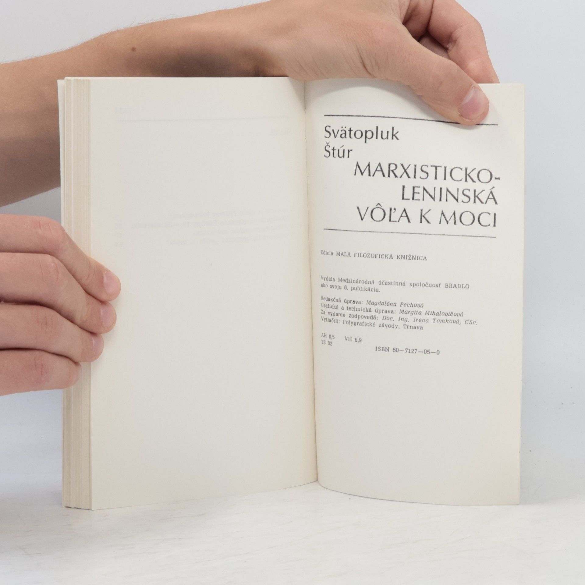 Svätopluk Štúr Marxisticko-leninská vôľa k moci