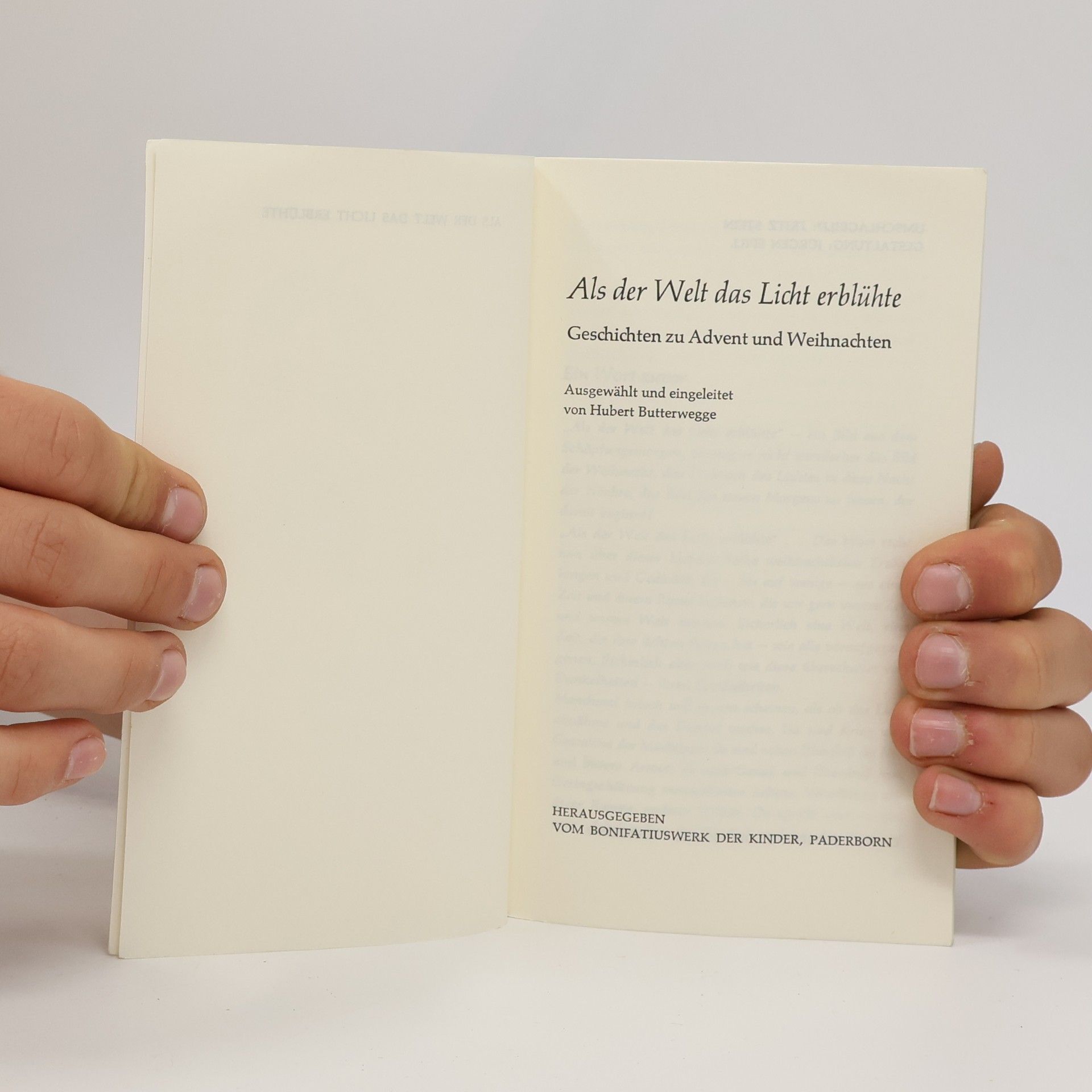 Autores varios Als der Welt das Licht erblühte