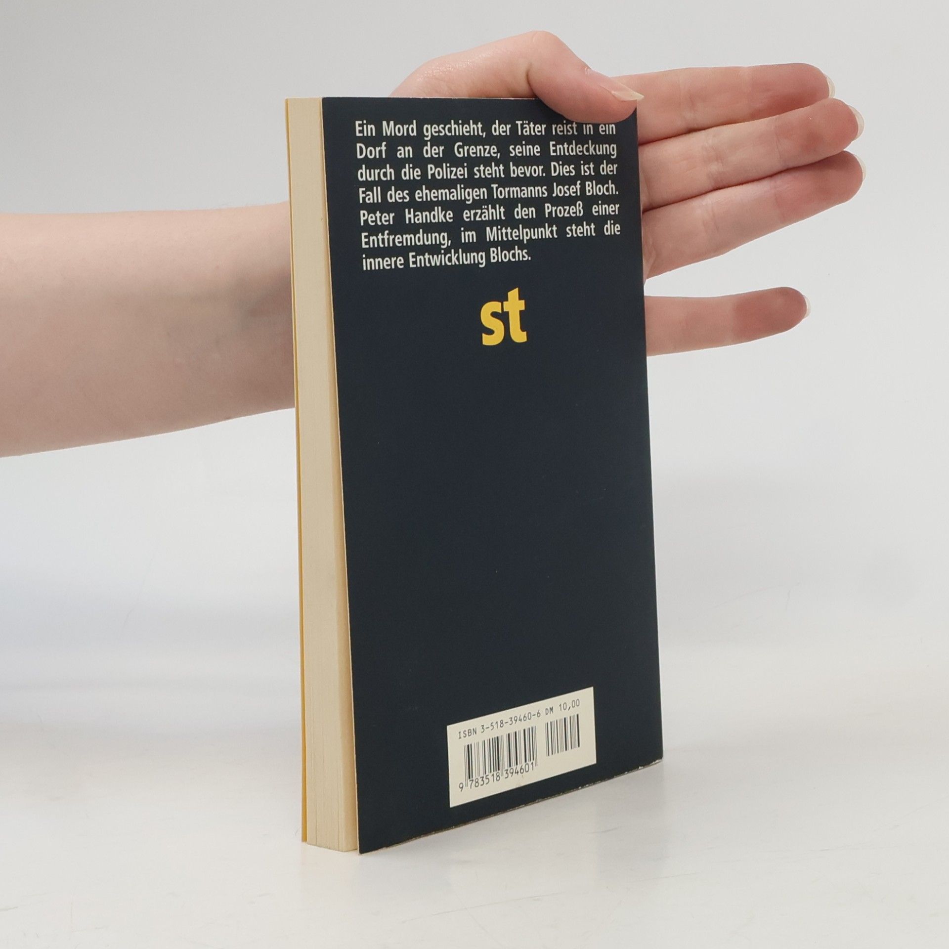 Peter Handke Die Angst des Tormanns beim Elfmeter