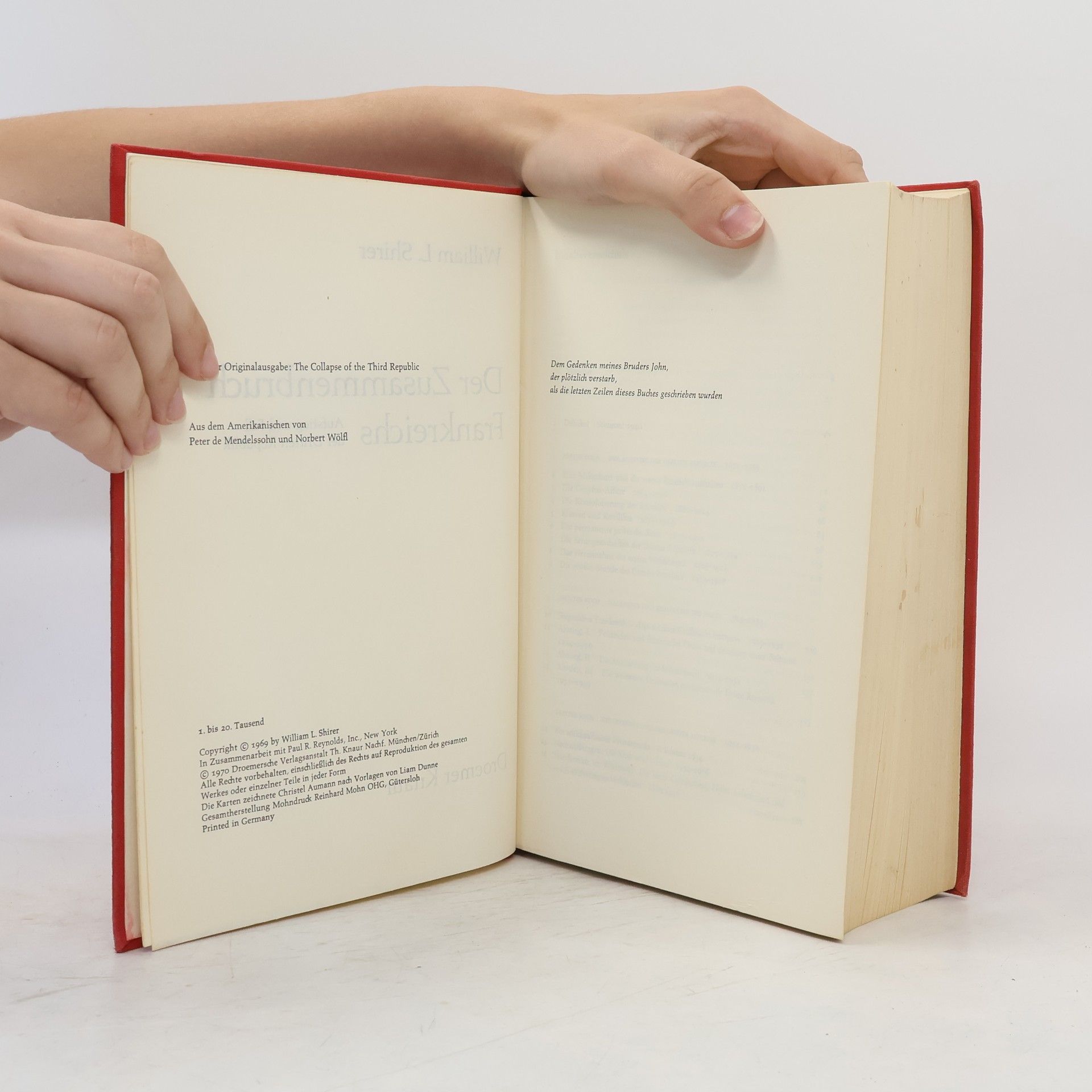 William L. Shirer Der Zusammenbruch Frankreichs
