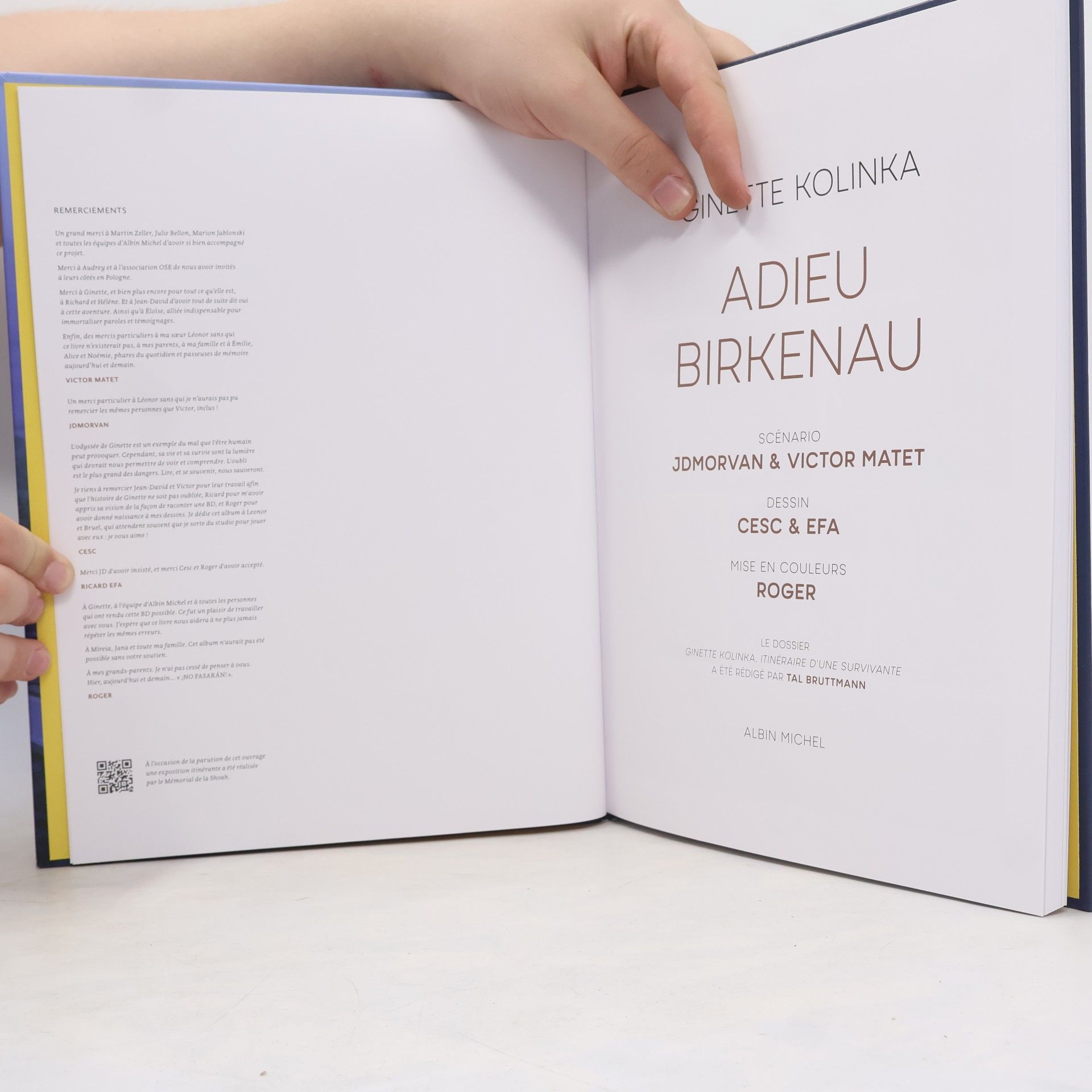 Ginette Kolinka Adieu Birkenau