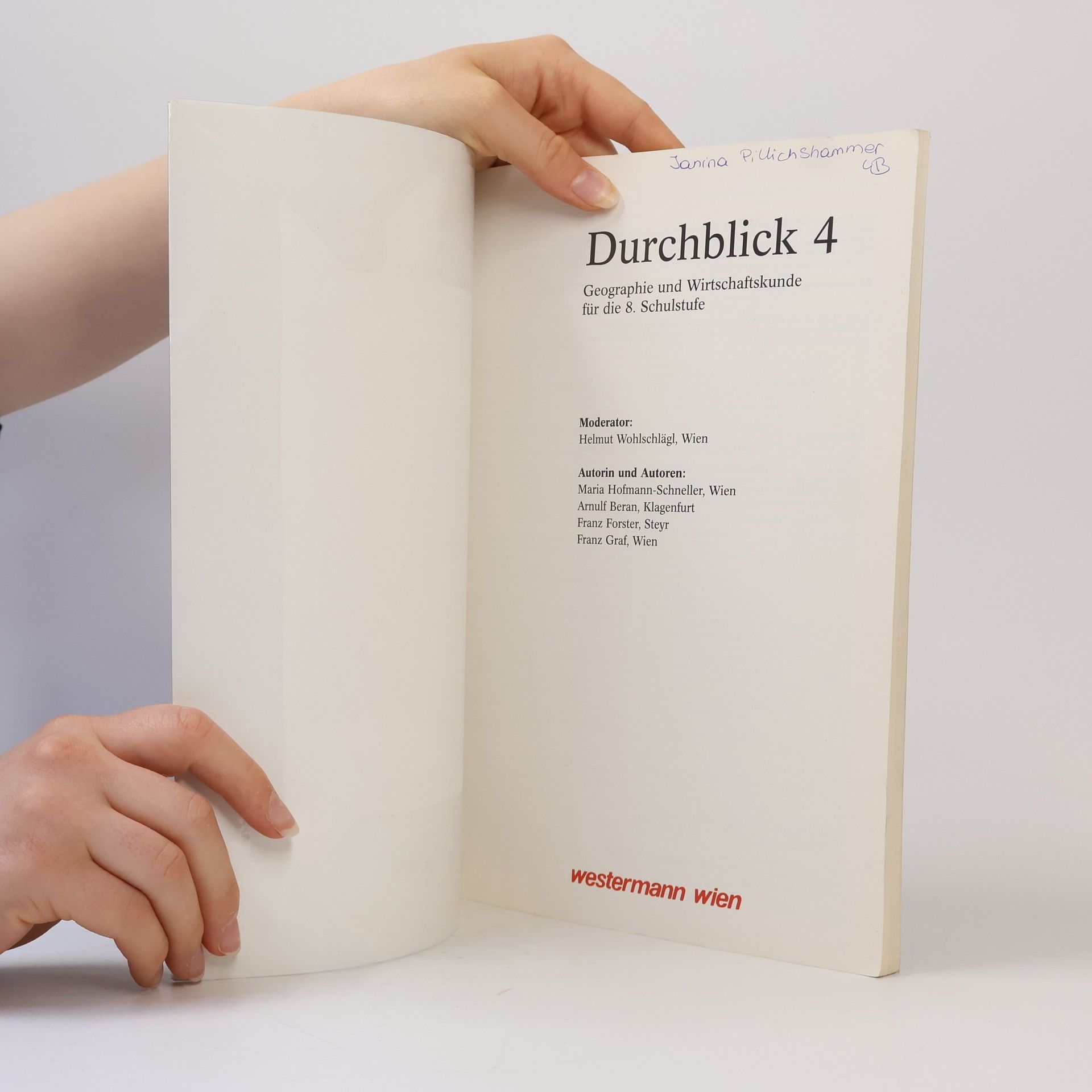 Helmut Wohlschlägl Durchblick: Geographie und Wirtschaftskunde, 4
