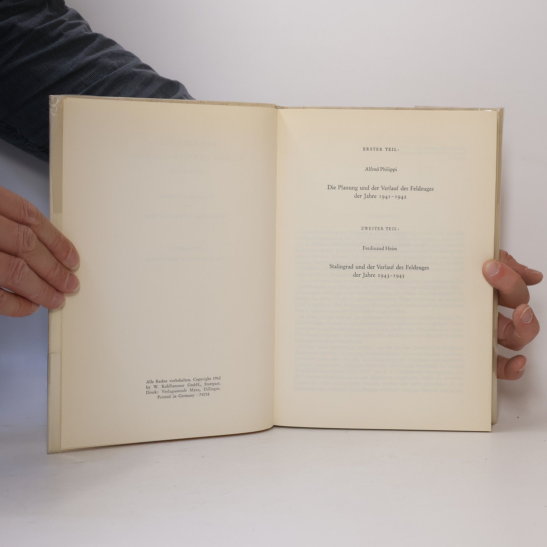 Alfred Philippi Der Feldzug gegen Sowjetrussland, 1941 bis 1945 : ein operativer Überblick