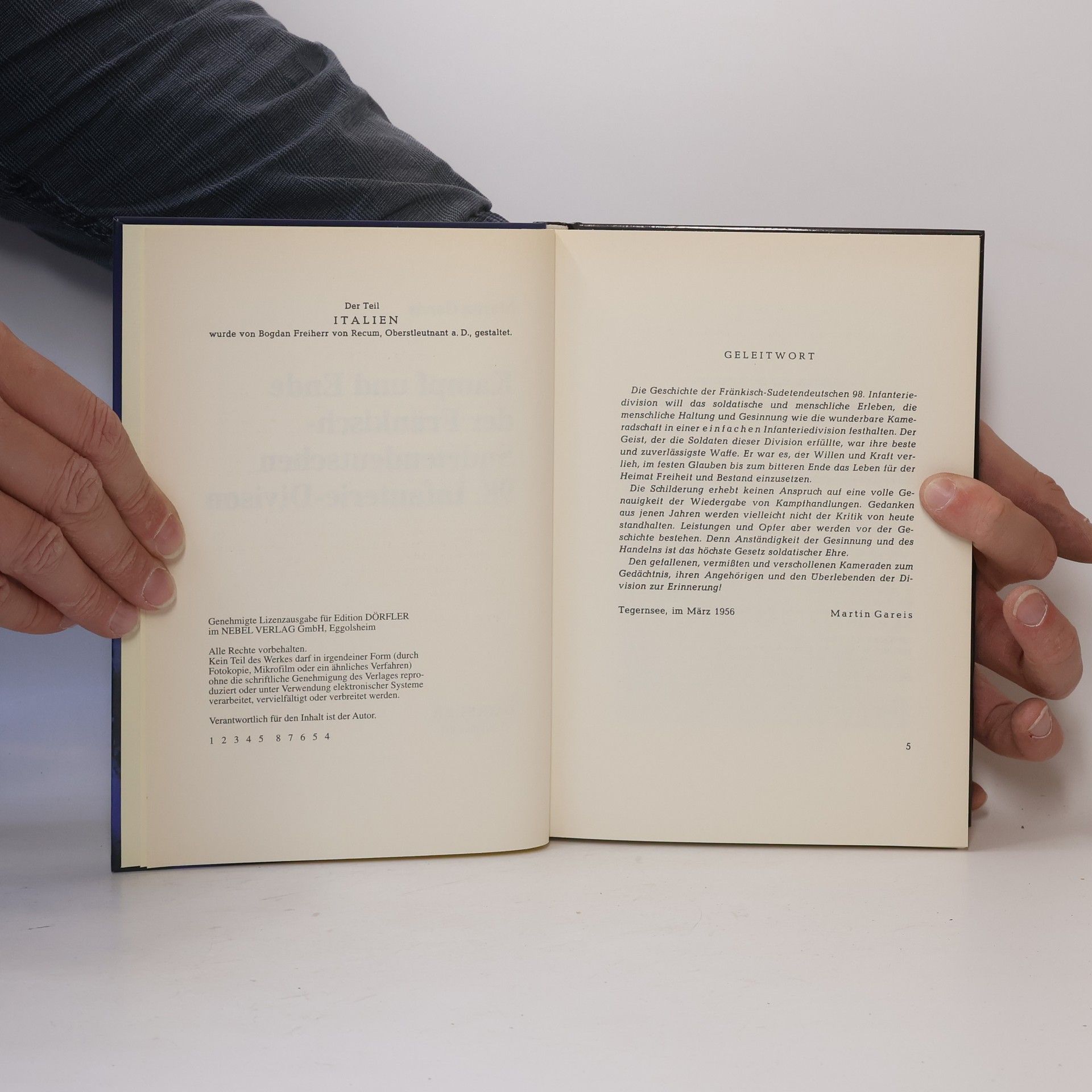 Martin Gareis Kampf und Ende der Fränkisch-Sudetendeutschen 98. Infanterie-Division