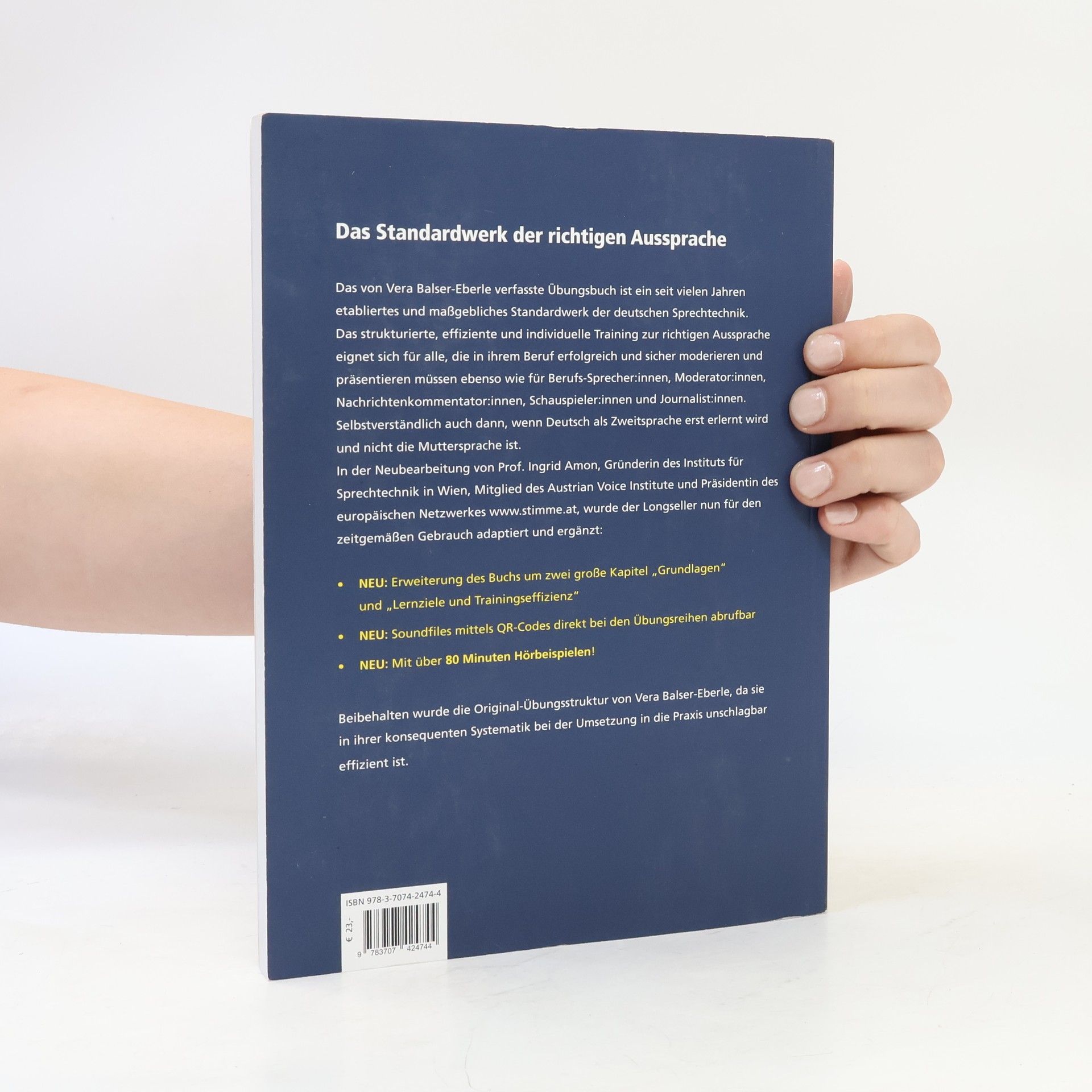 Vera Balser Eberle Das neue sprechtechnische Übungsbuch