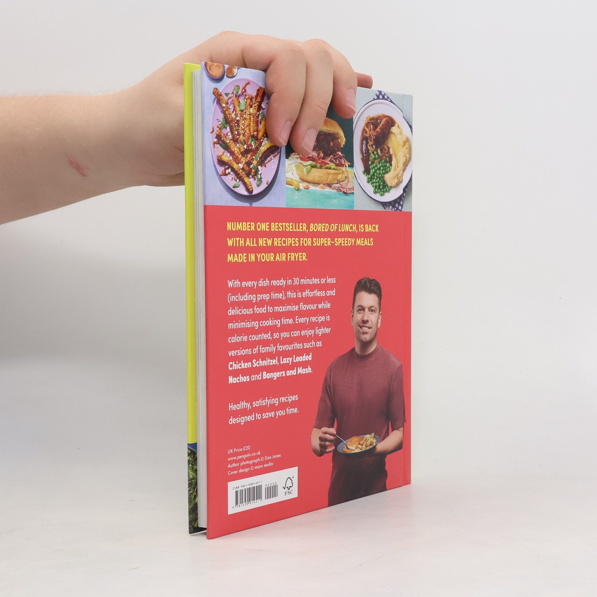 Nathan Wallace Bored of Lunch Healthy Air Fryer: 30 Minute Meals