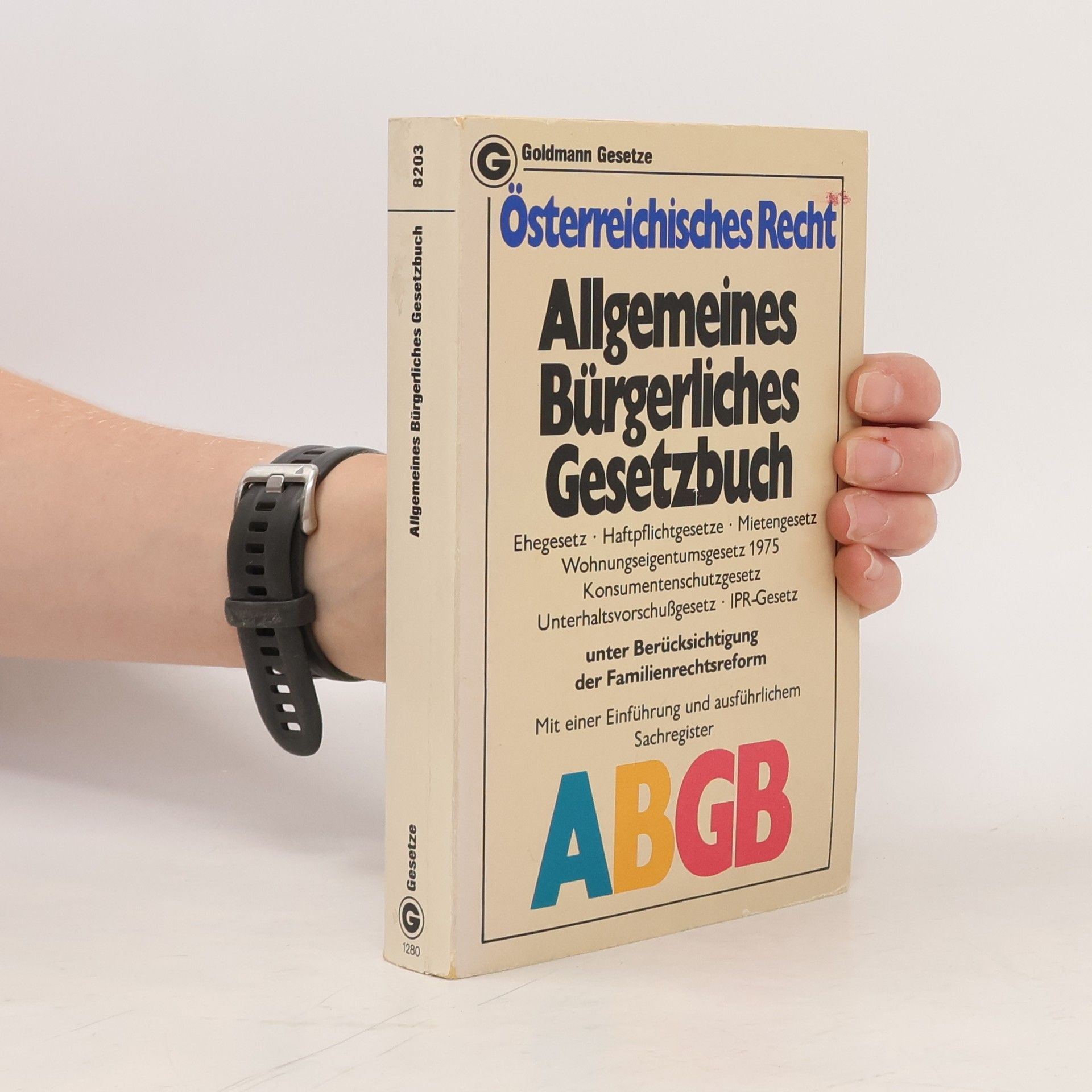 Herbert Spehar Allgemeines Bürgerliches Gesetzbuch ABGB