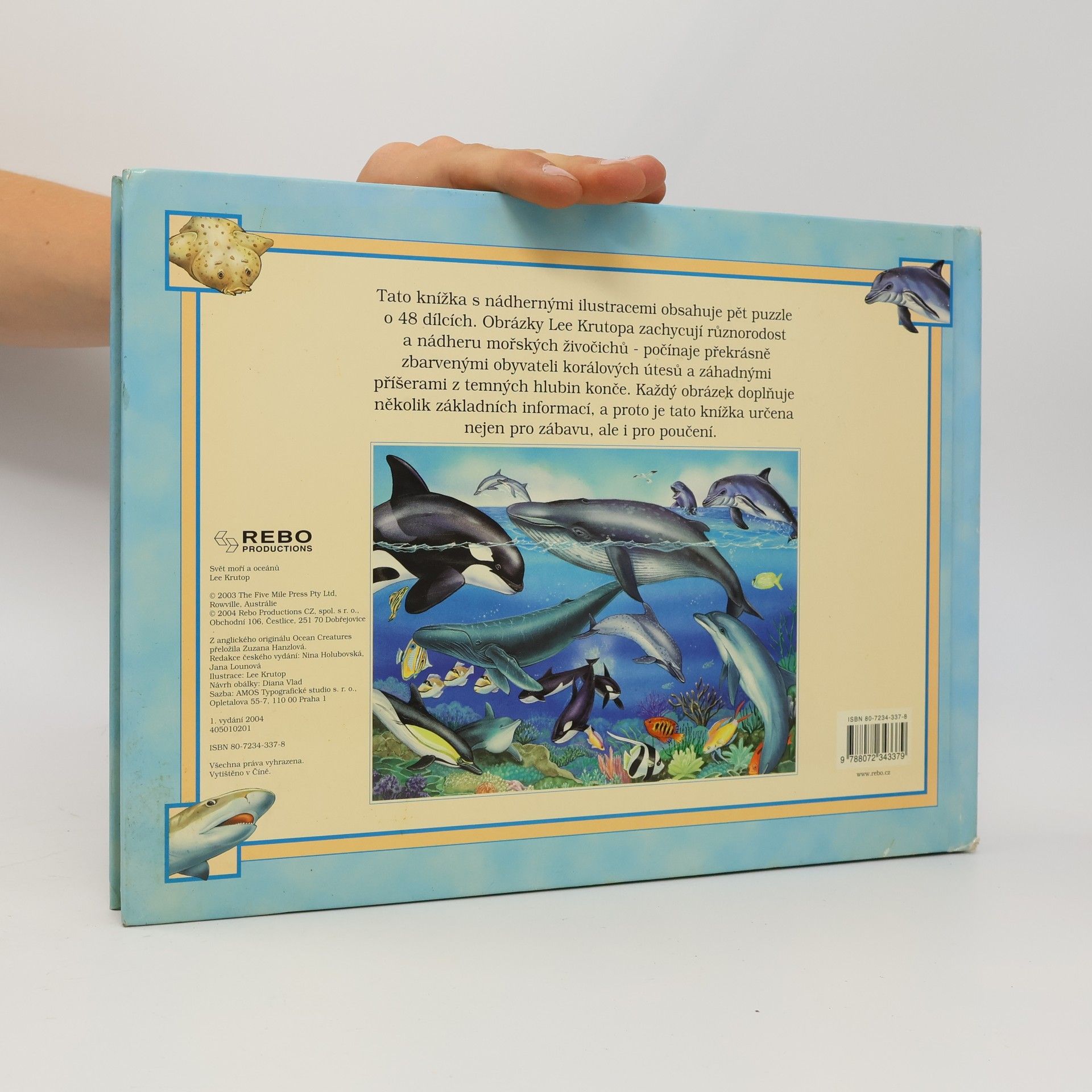 Lee Krutop Svět moří a oceánů : kniha s pěti puzzle (komplet)