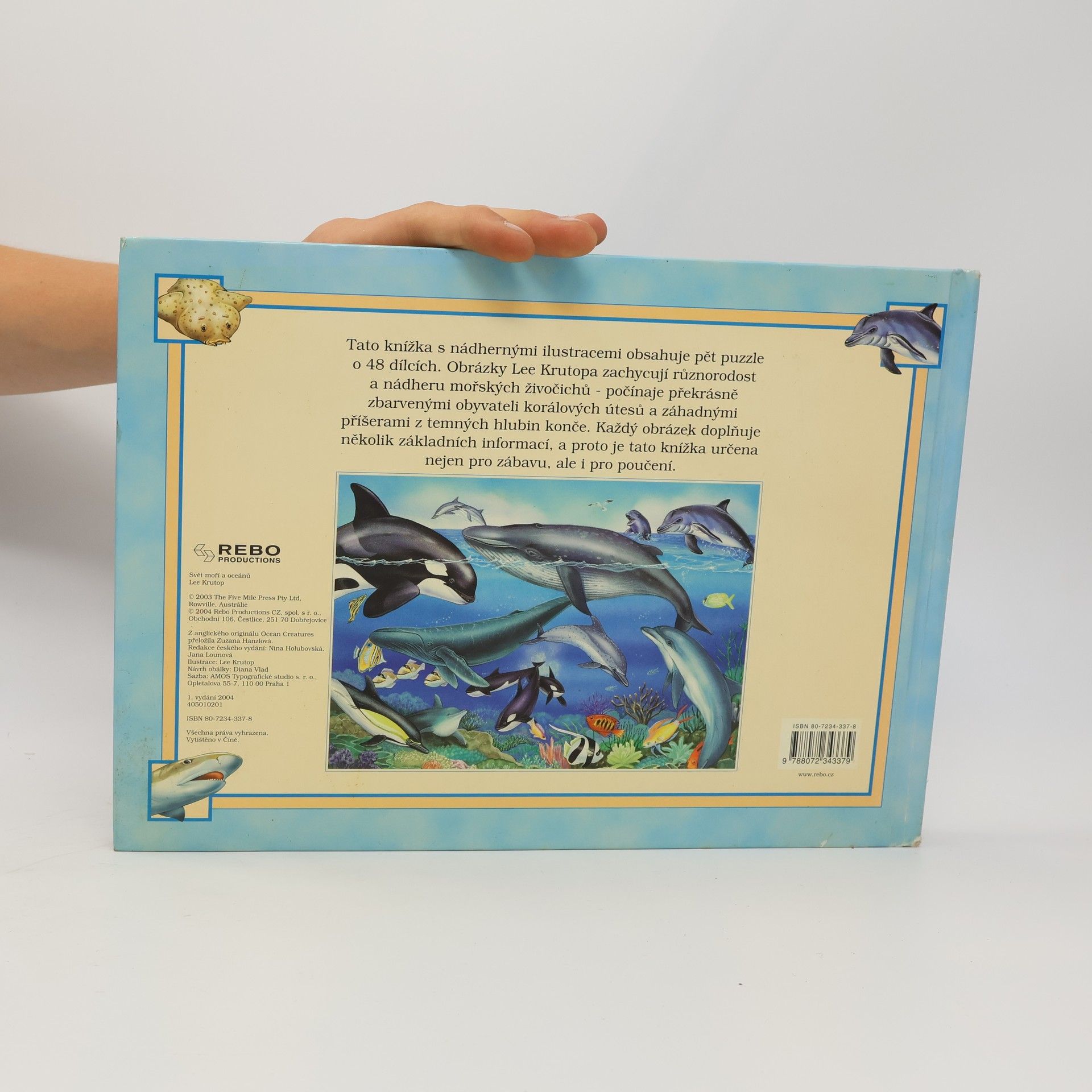Lee Krutop Svět moří a oceánů : kniha s pěti puzzle (komplet)