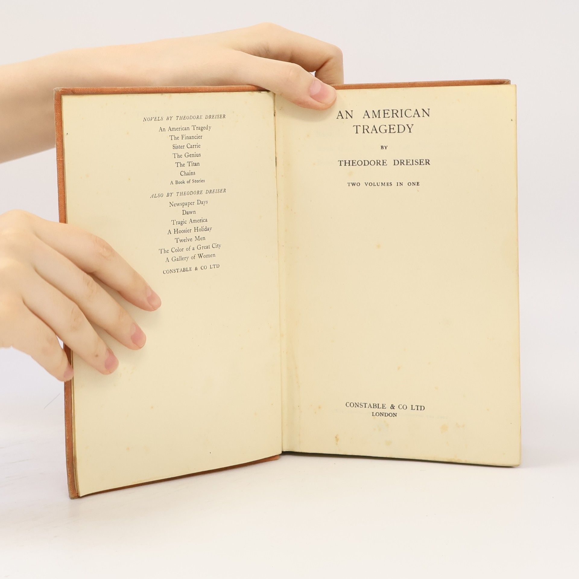 Theodore Dreiser An American Tragedy