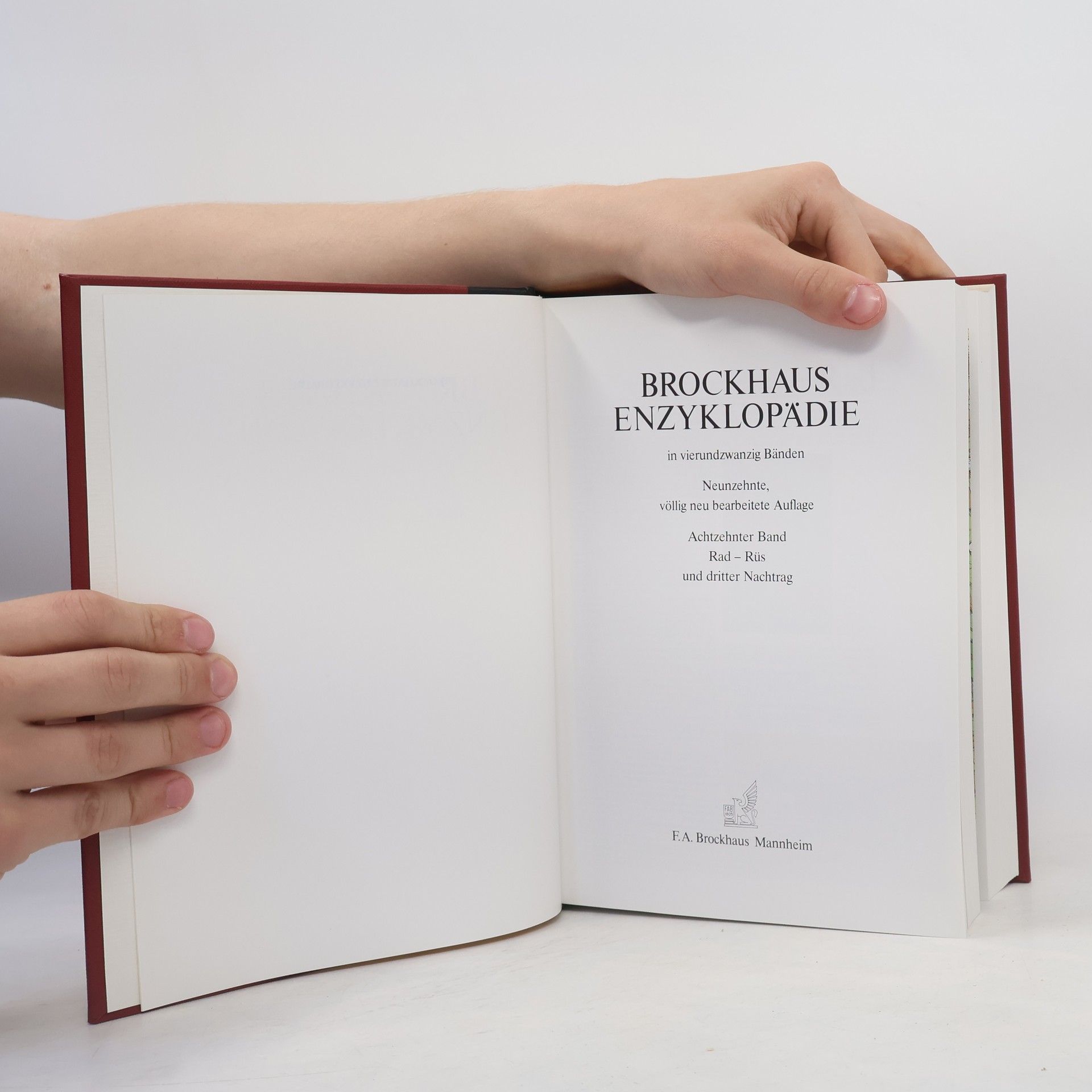 Collectif d'auteurs Brockhaus Enzyklopädie 18