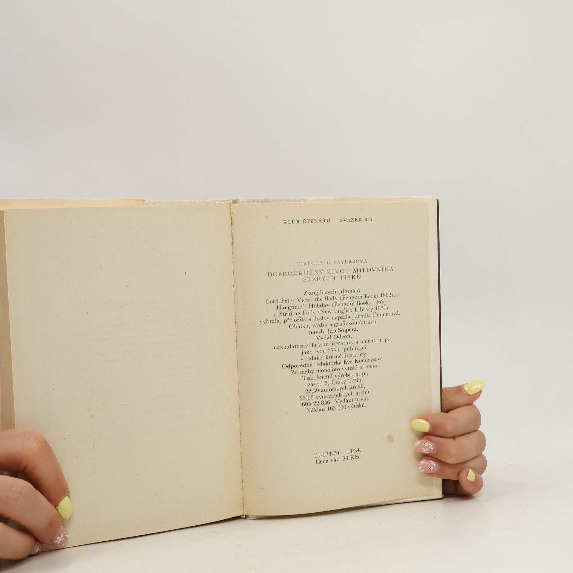 Dorothy L. Sayers Dobrodružný život milovníka starých tisků