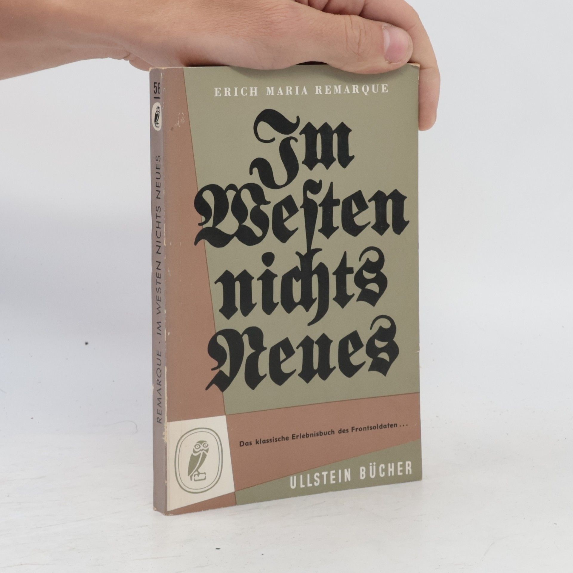 Erich Maria Remarque Im Westen nichts Neues
