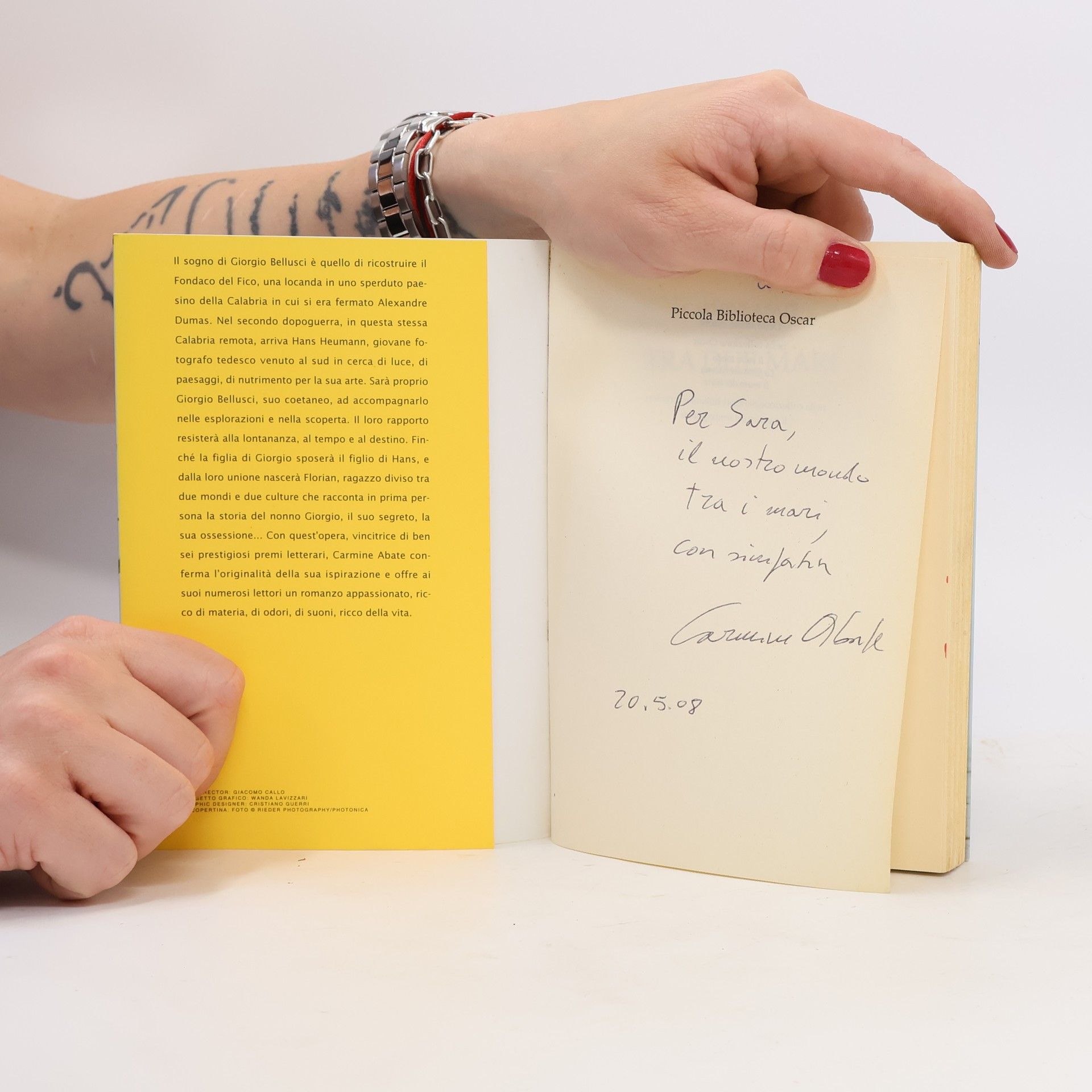 Carmine Abate Piccola Biblioteca Oscar Mondadori: Tra due mari