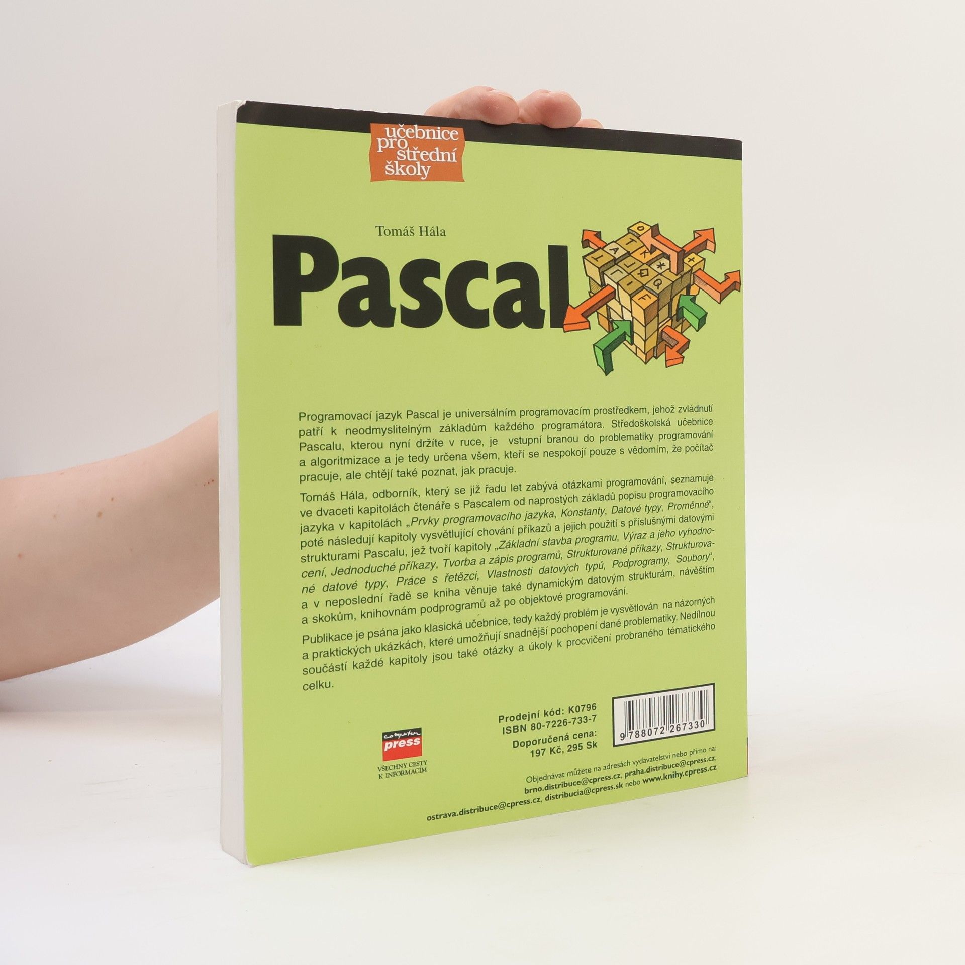 Tomáš Hála Pascal. Učebnice pro střední školy
