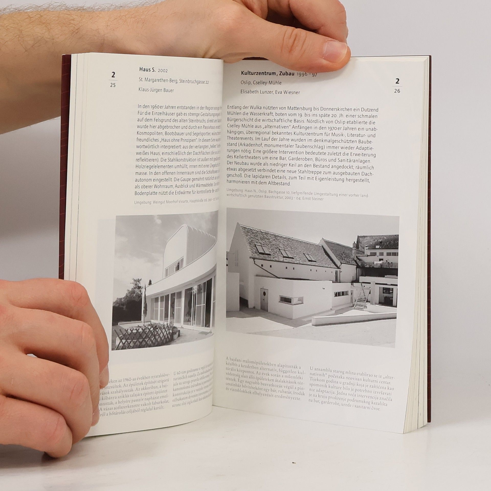 Otto Kapfinger Architektur Raum Burgenland: Neue Architektur in Burgenland und Westungarn