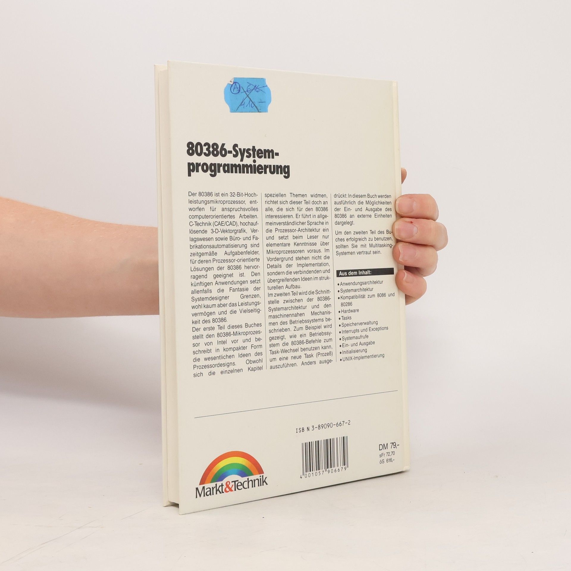 Volker Sasse Intel-80386-Systemprogrammierung