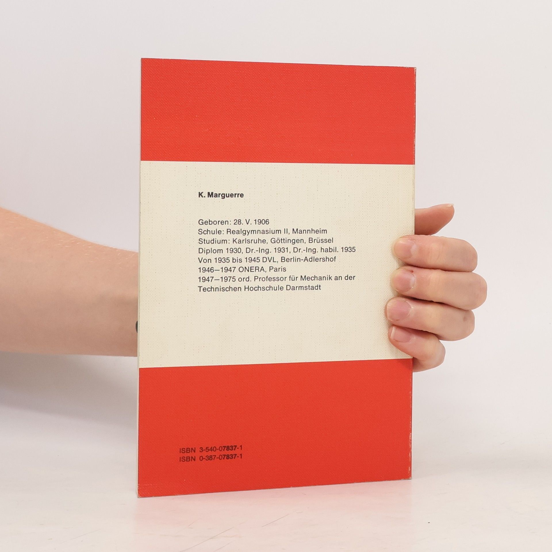 K. Marguerre Heidelberger Taschenbücher - 2: Technische Mechanik