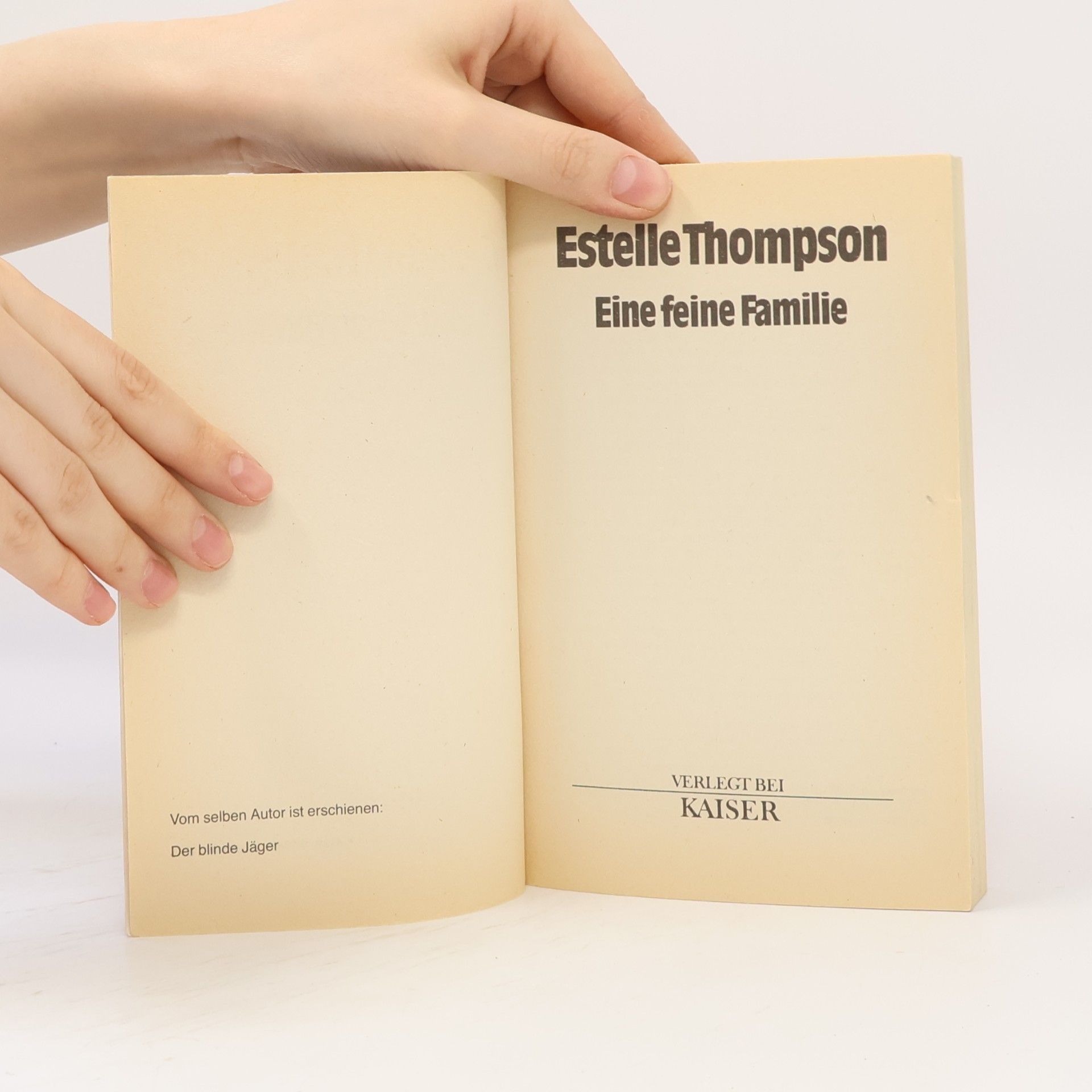 Estelle Thompson Eine feine Familie