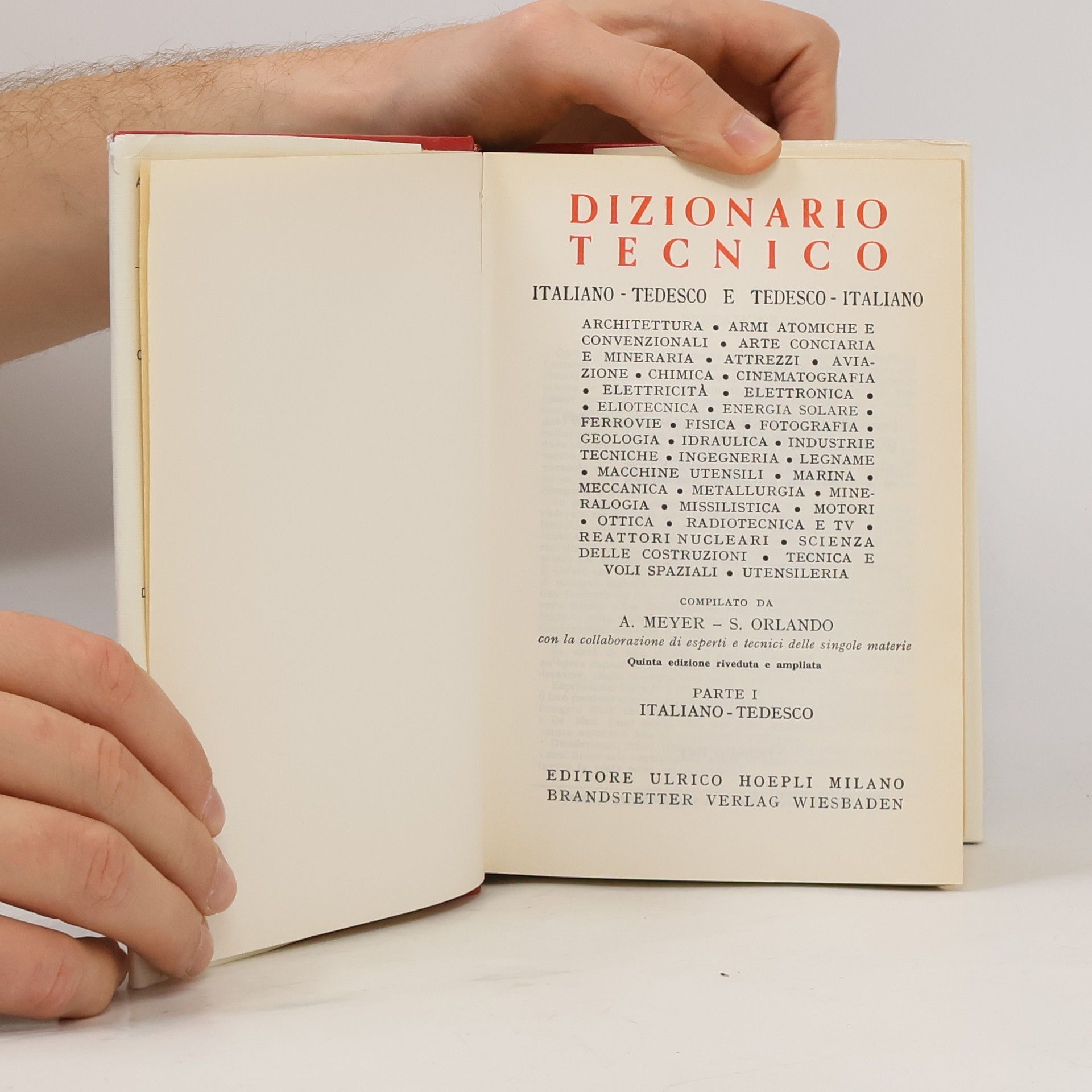 Autores varios Dizionario tecnico. Italiano-Tedesco
