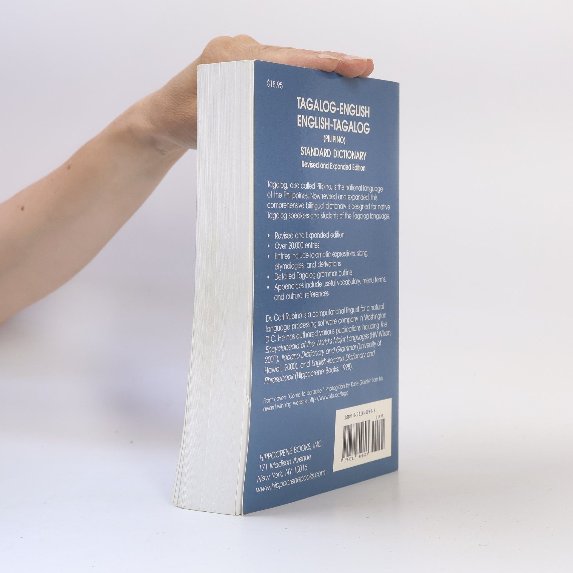 Carl R. Galvez Rubino Hippocrene Standard Dictionaries: Tagalog-English/English-Tagalog Standard Dictionary - Revised and Expanded Edition