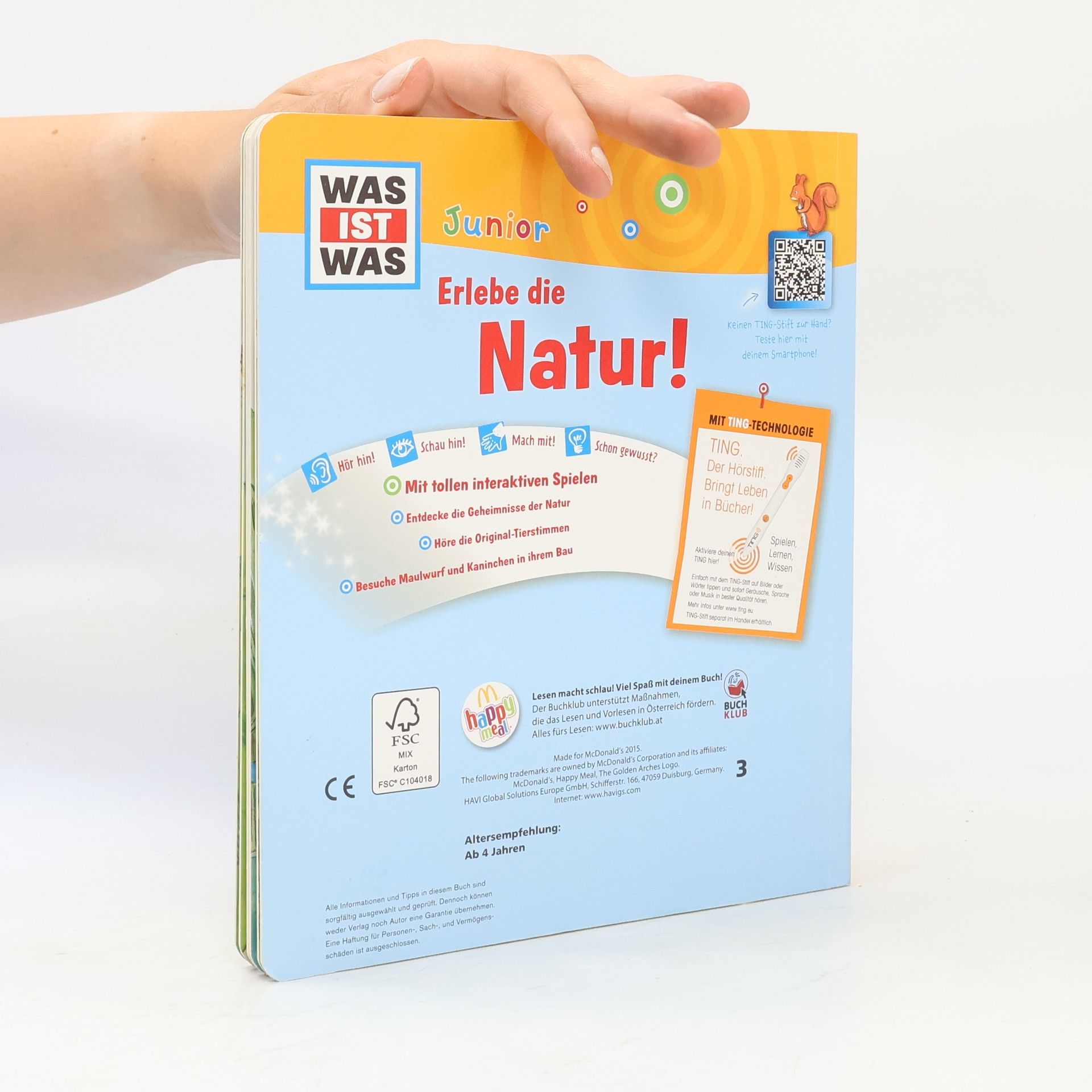 Collectif d'auteurs Was ist was Junior. Erlebe die Natur!