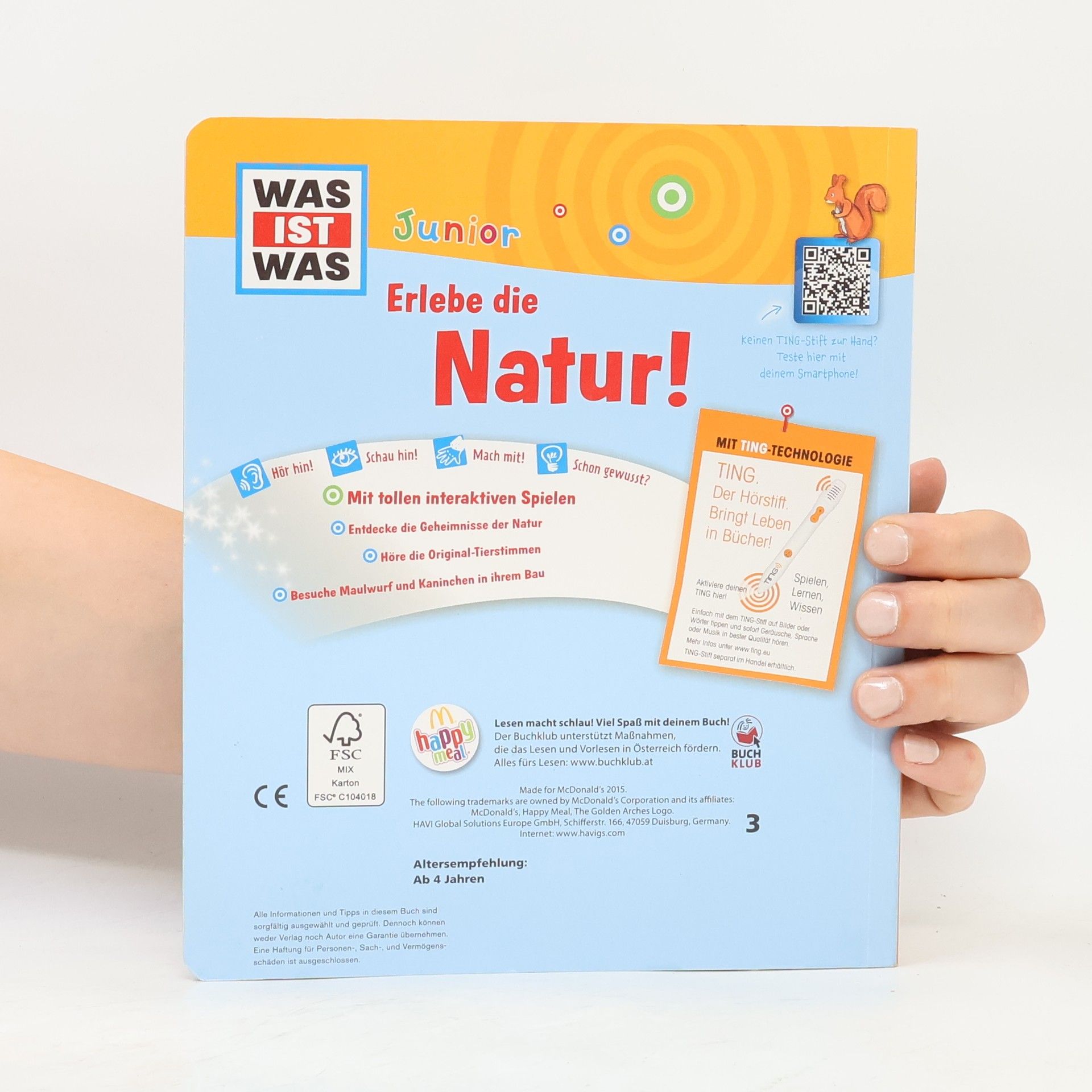 Collectif d'auteurs Was ist was Junior. Erlebe die Natur!