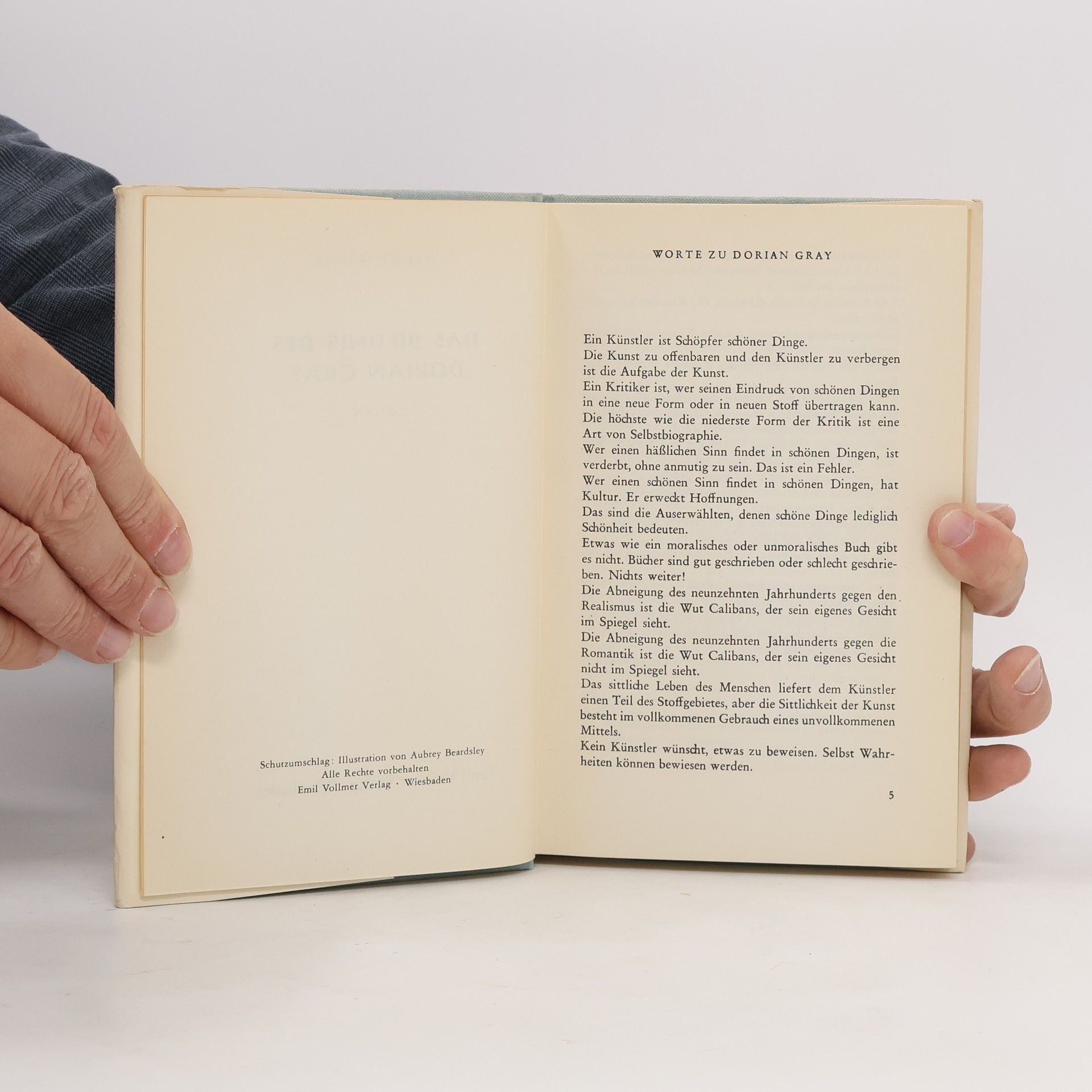 Oscar Wilde Das Bildnis des Dorian Gray
