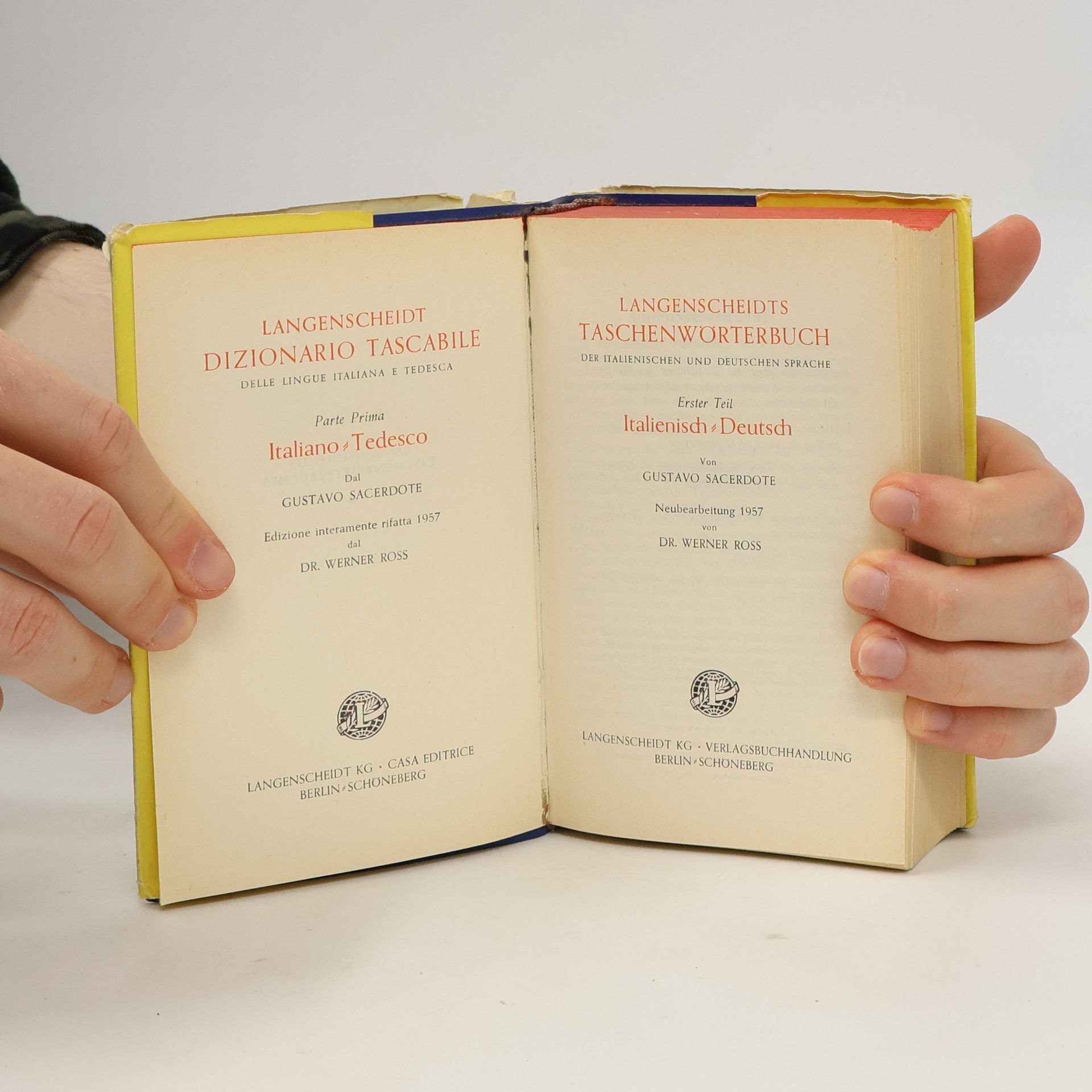 Werner Ross Langenscheidts Taschenwörterbuch. Italienisch, Deutsch