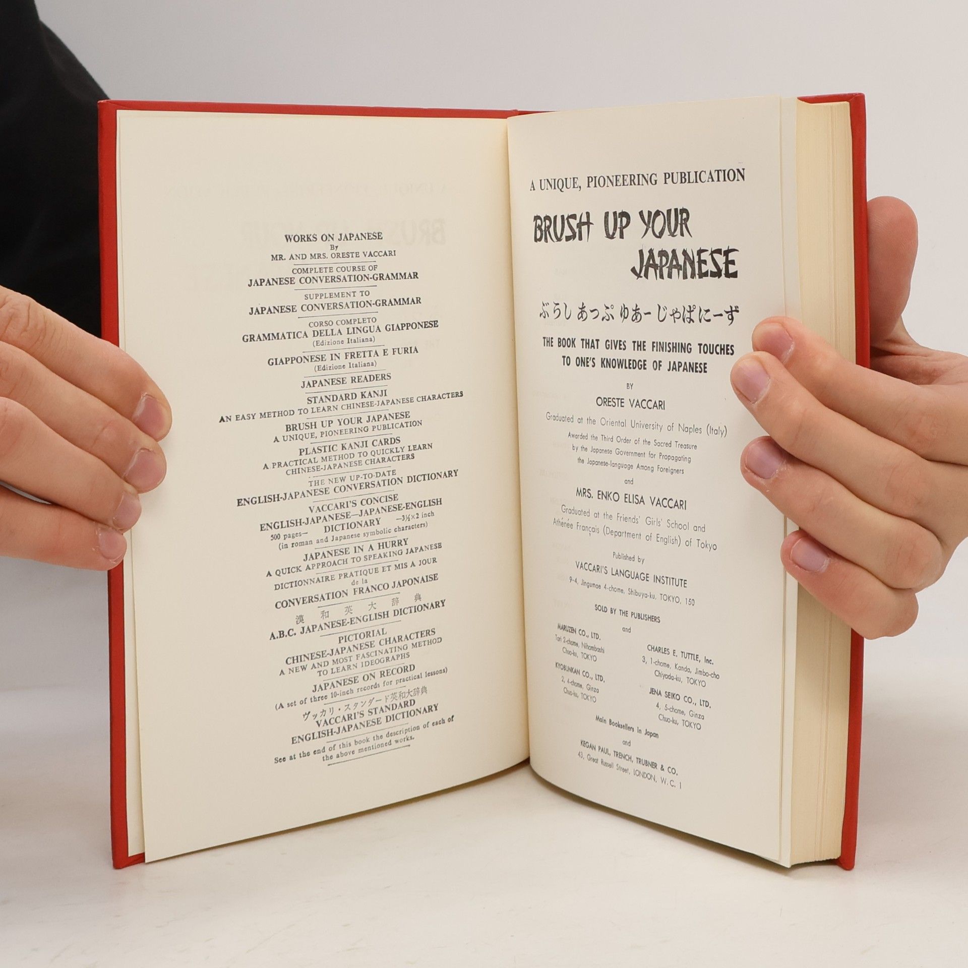 Oreste Vaccari A Unique, Pioneering Publication. Brush Up your Japanese