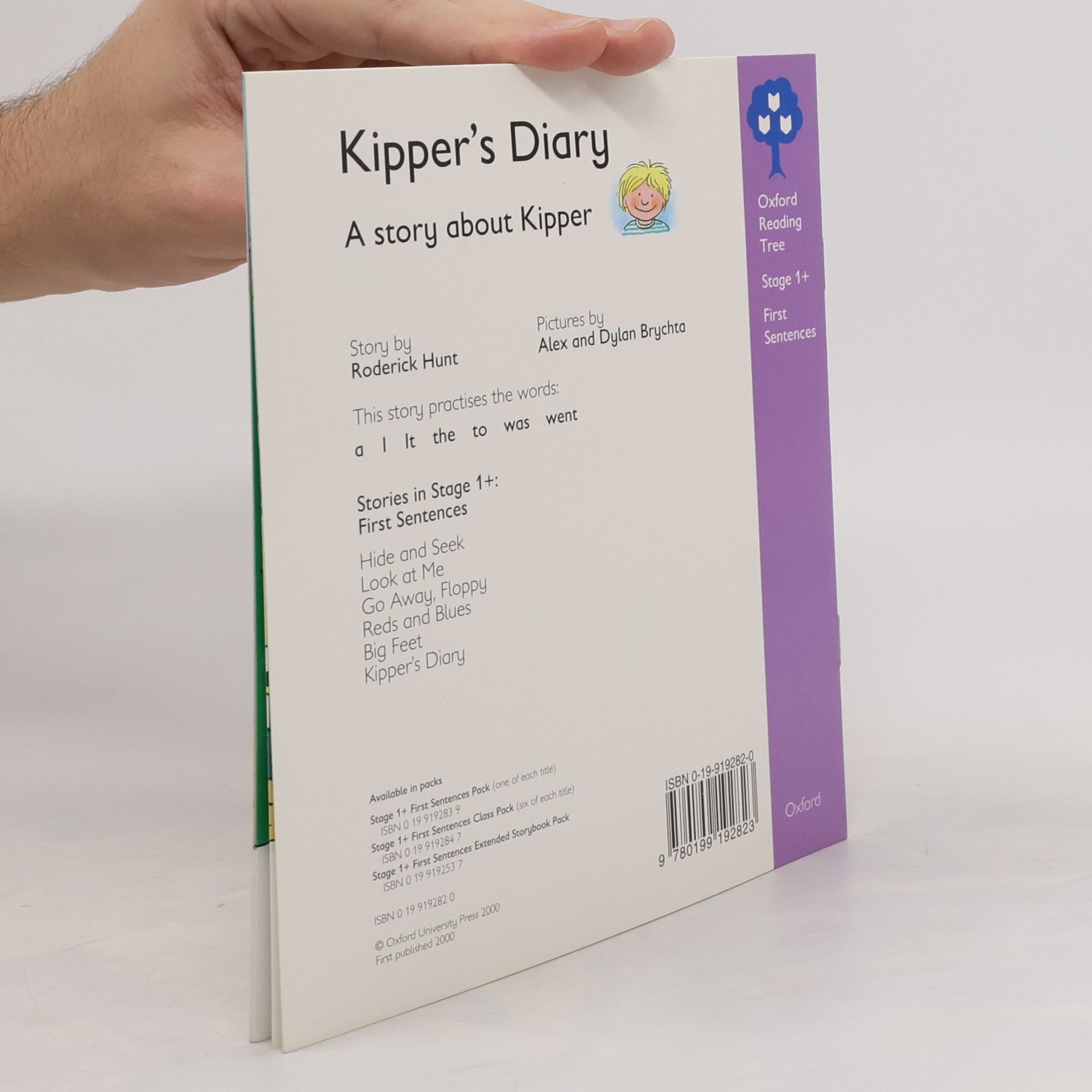 Roderick Hunt Oxford Reading Tree Stage 1+ First Sentences: Kipper's Diary
