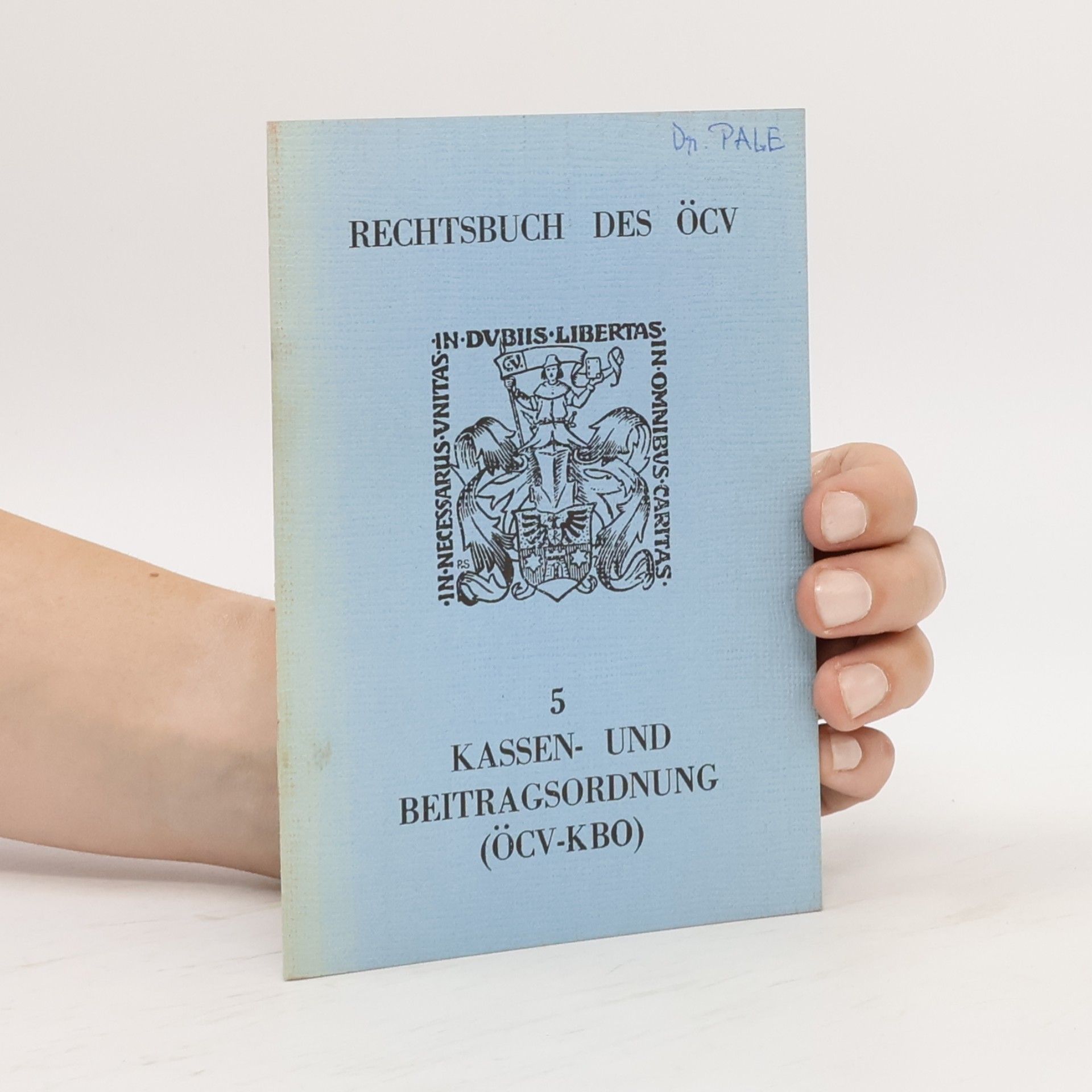 Autorenkollektiv Rechtsbuch des Öcv 5. Kassen- und Beitragsordnung
