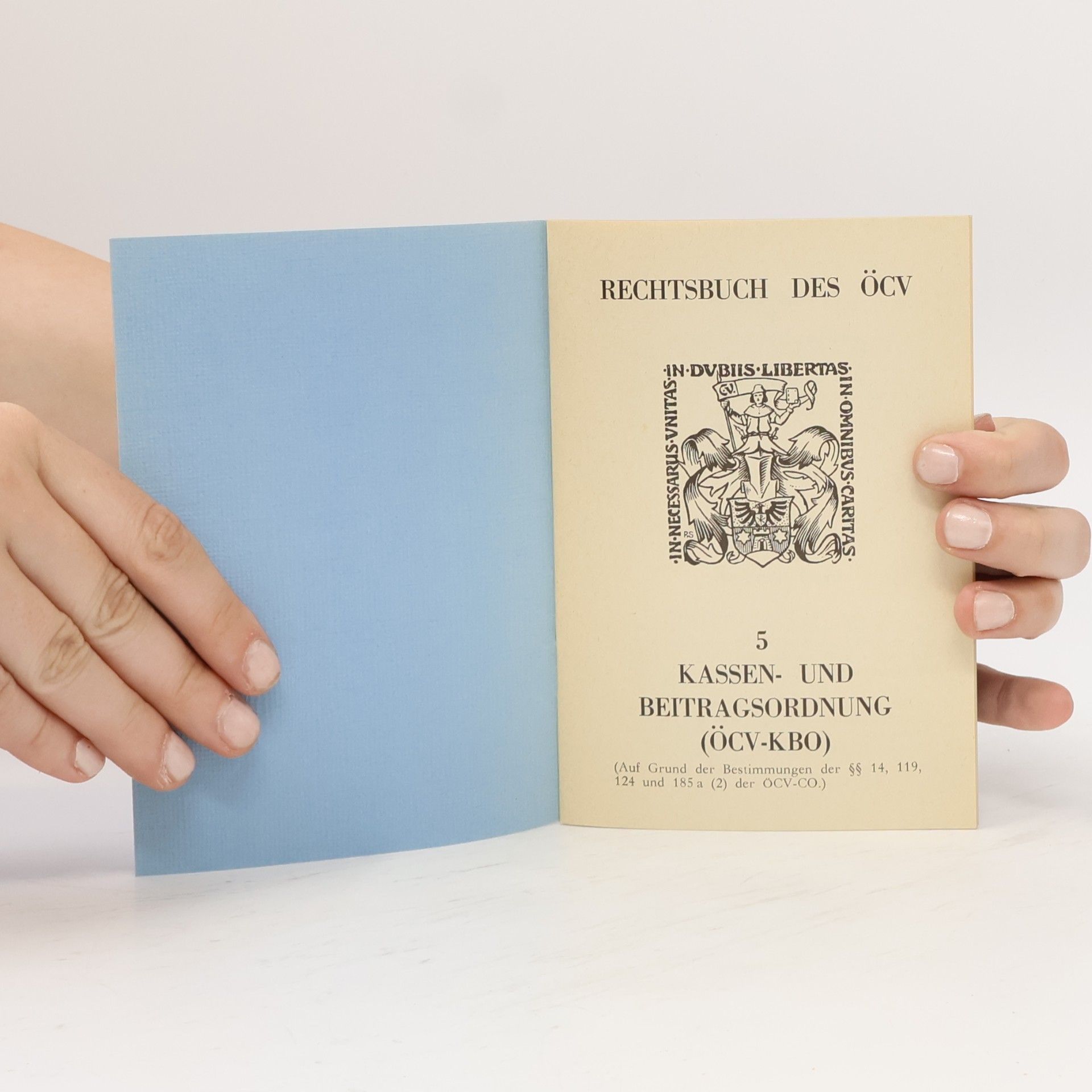 Autorenkollektiv Rechtsbuch des Öcv 5. Kassen- und Beitragsordnung
