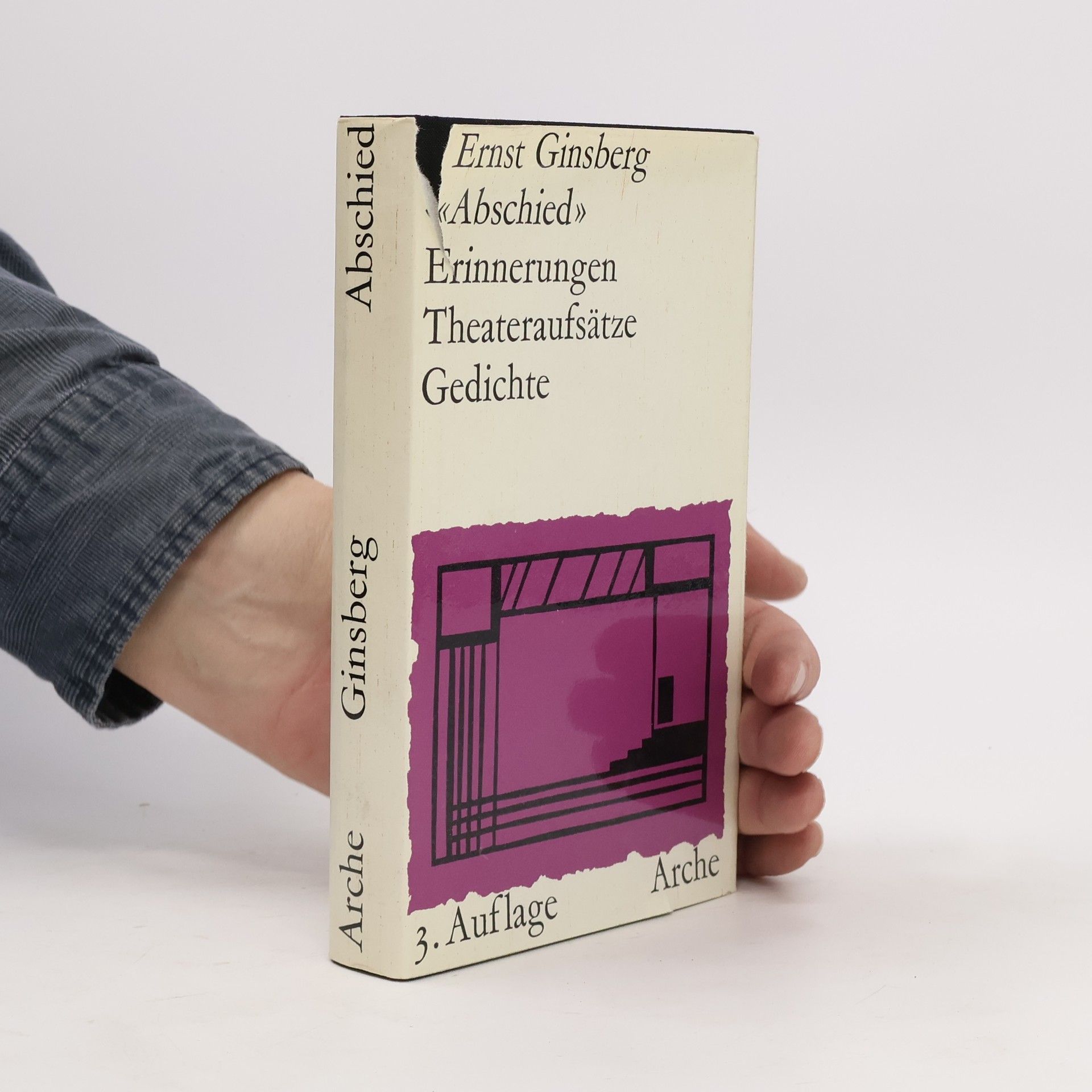 Ernst Ginsberg Erinnerungen Theateraufsätze Gedichte