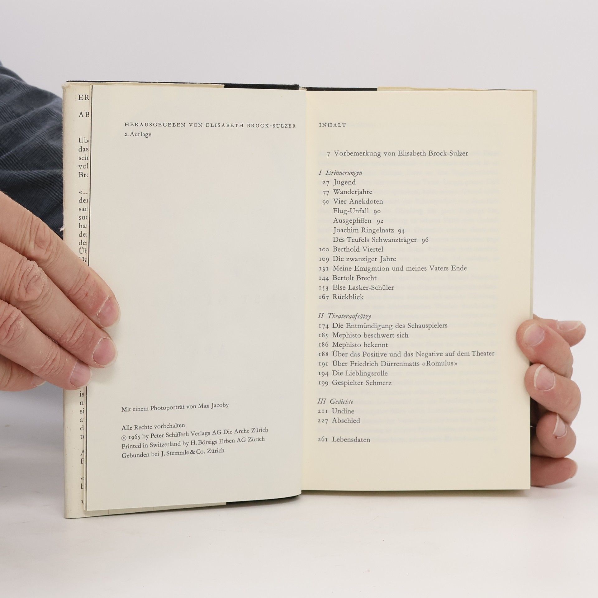 Ernst Ginsberg Erinnerungen Theateraufsätze Gedichte