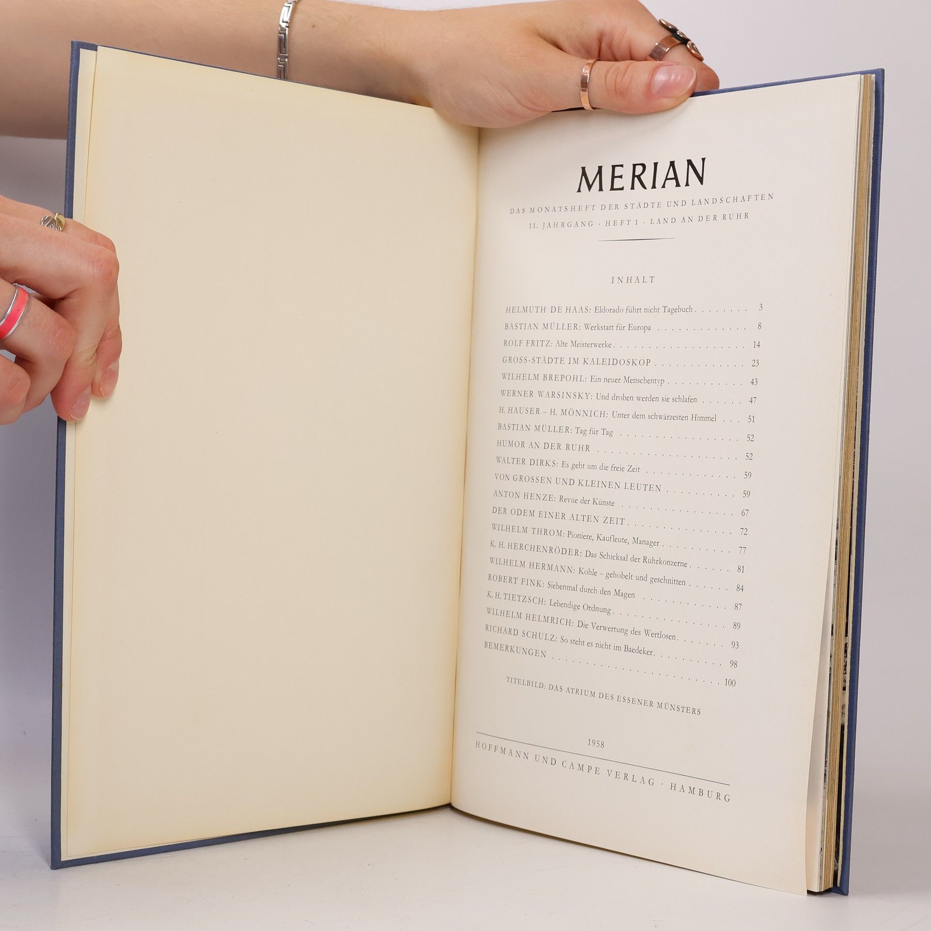 Various authors Merian. Land an der Ruhr