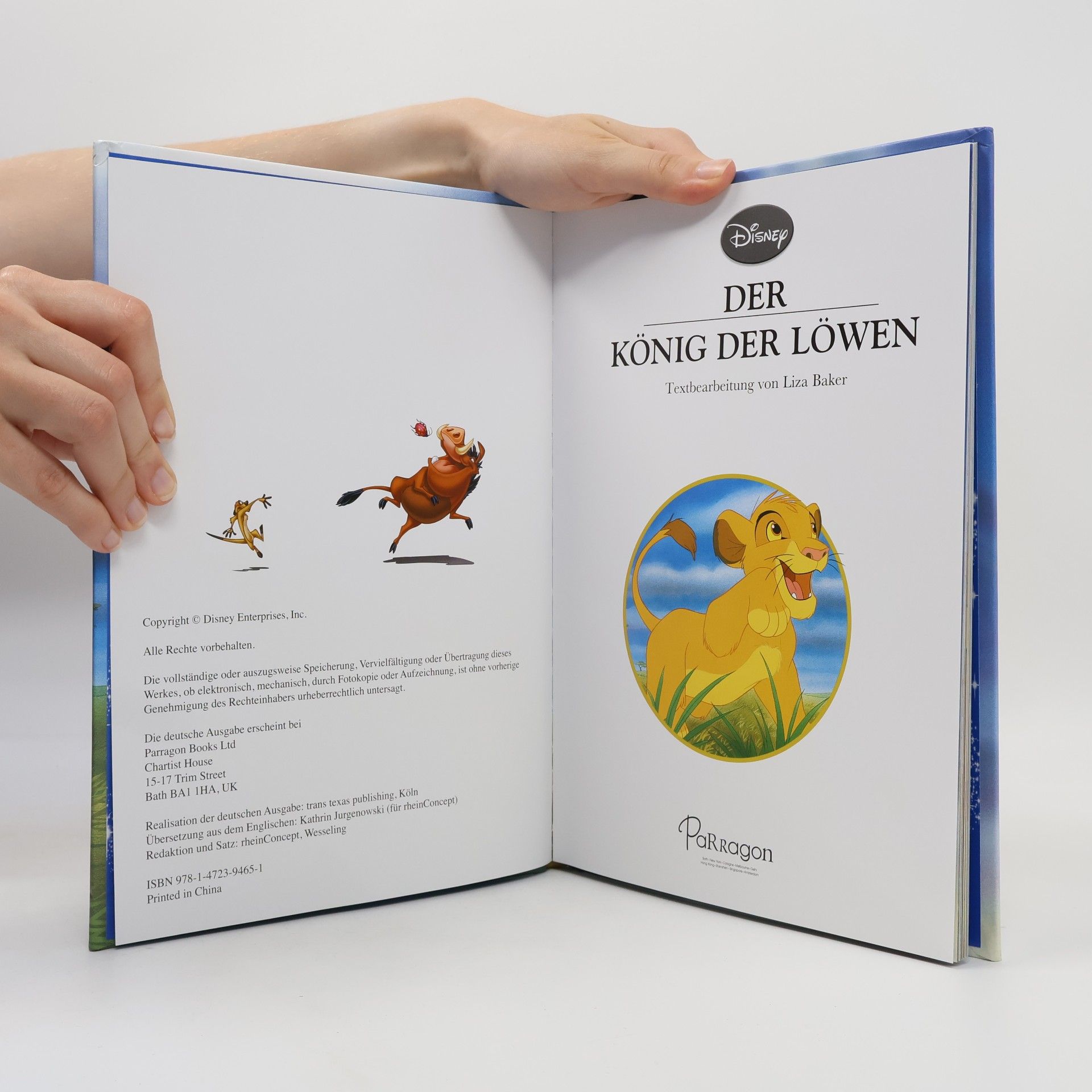 Liza Baker Der König der Löwen