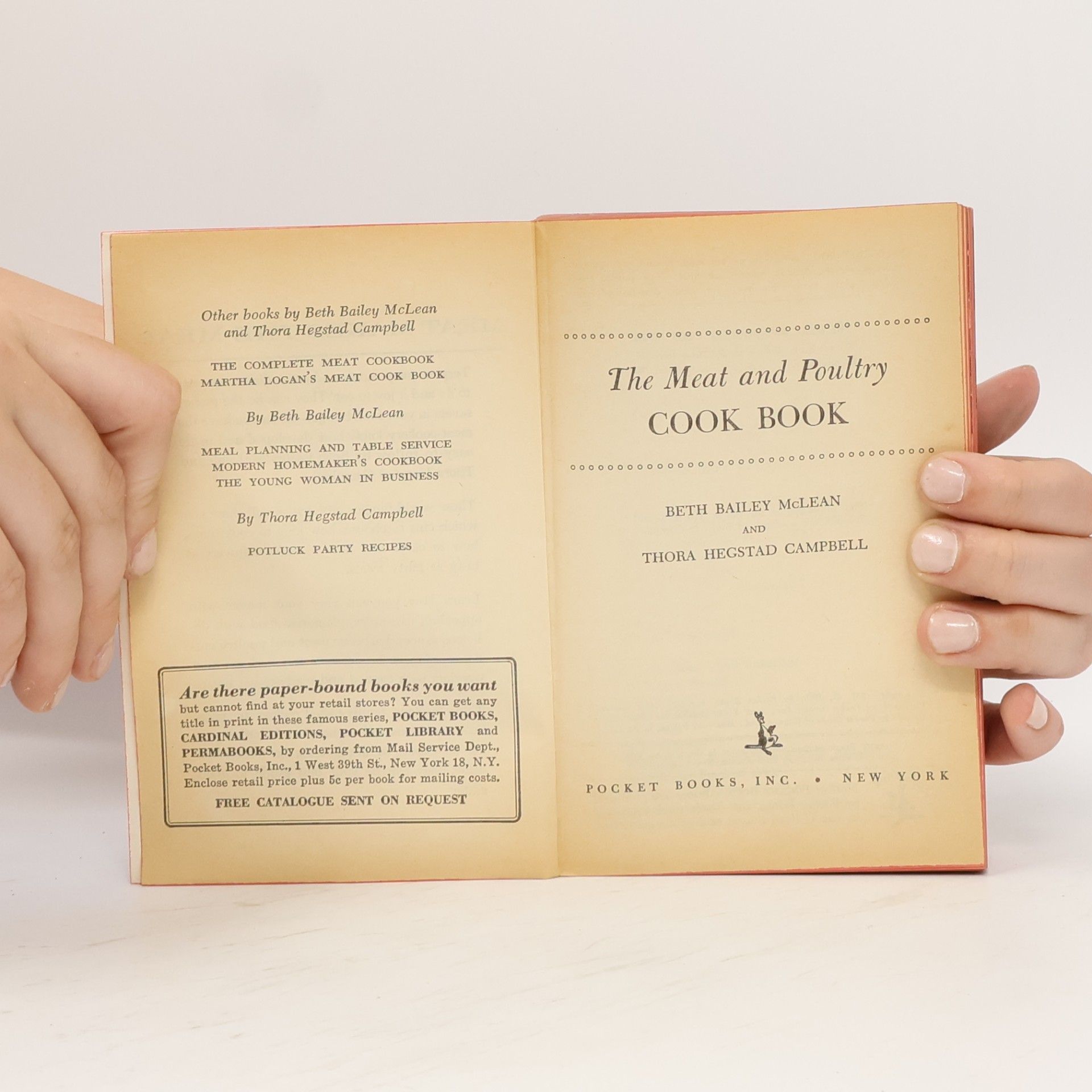 Beth Bailey McLean The meat and poultry cook book