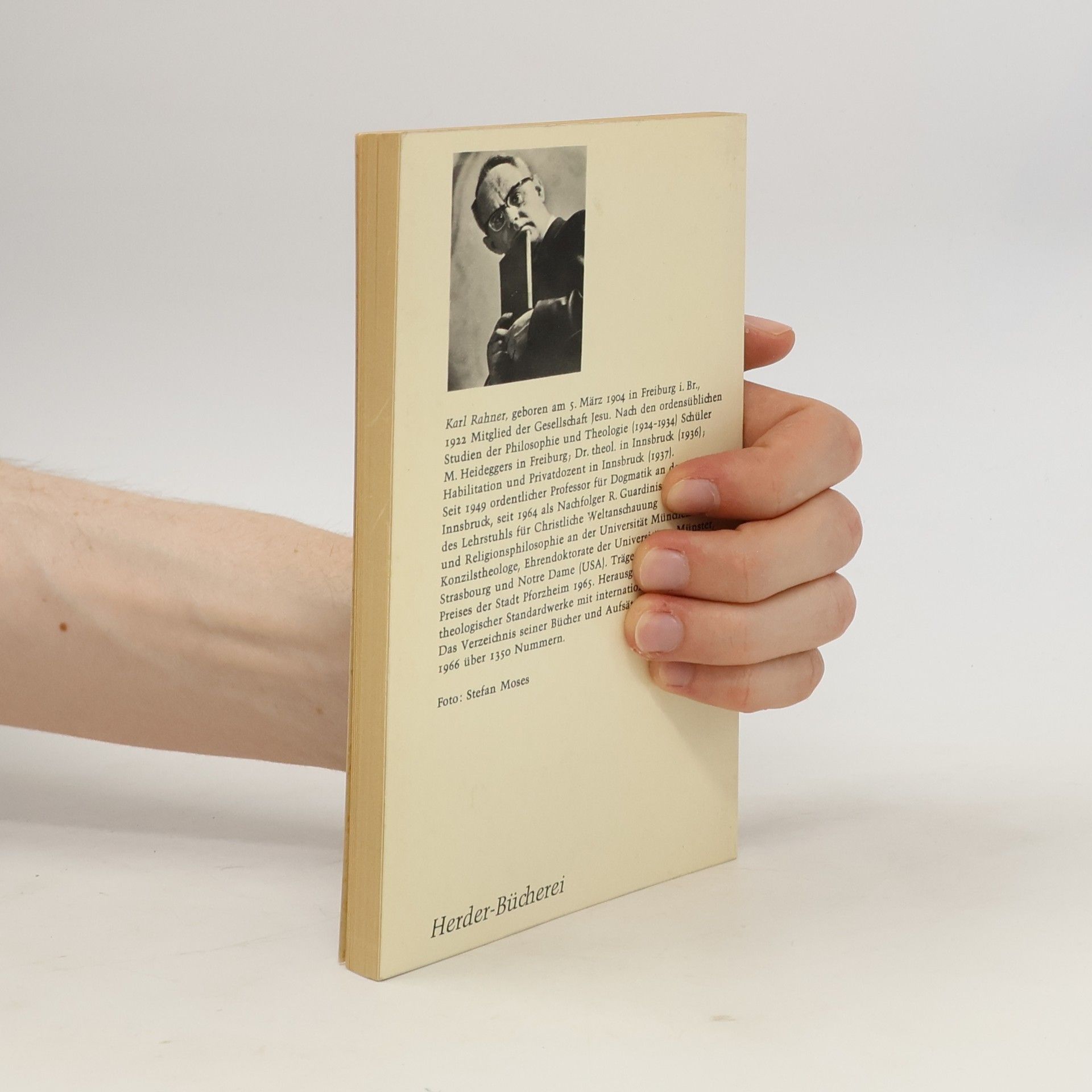 Karl Rahner Glaube, der die Erde liebt