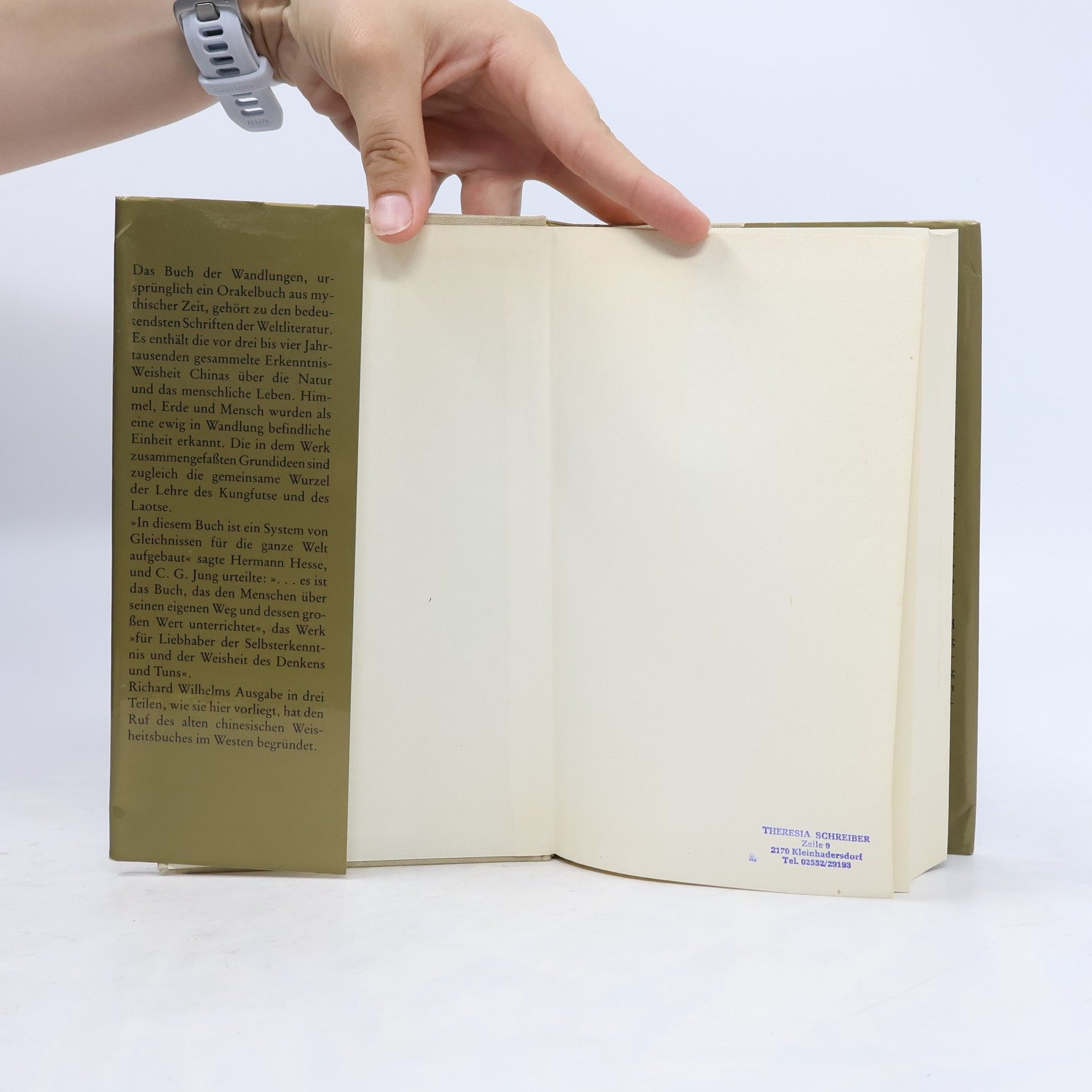 Richard Wilhelm Iging. Das Buch der Wandlungen