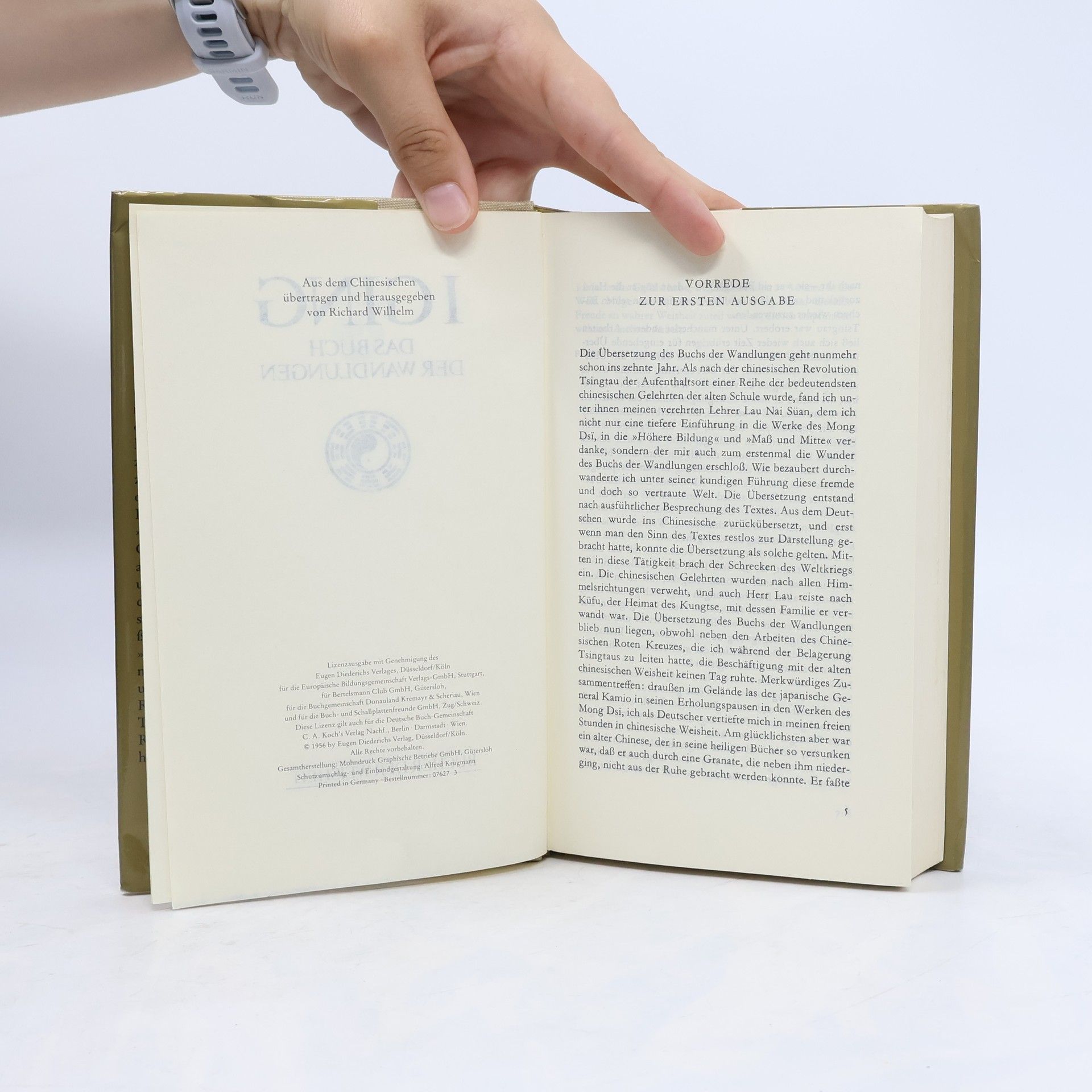 Richard Wilhelm Iging. Das Buch der Wandlungen