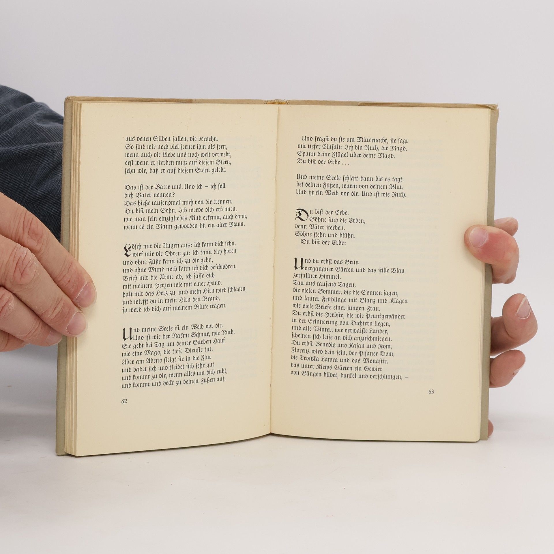 Rainer Maria Rilke Das Stunden Buch enthaltend die drei Bücher. Vom mændischen Leben. Von der Pilgerschaft. Von der Armuth und vom Tode