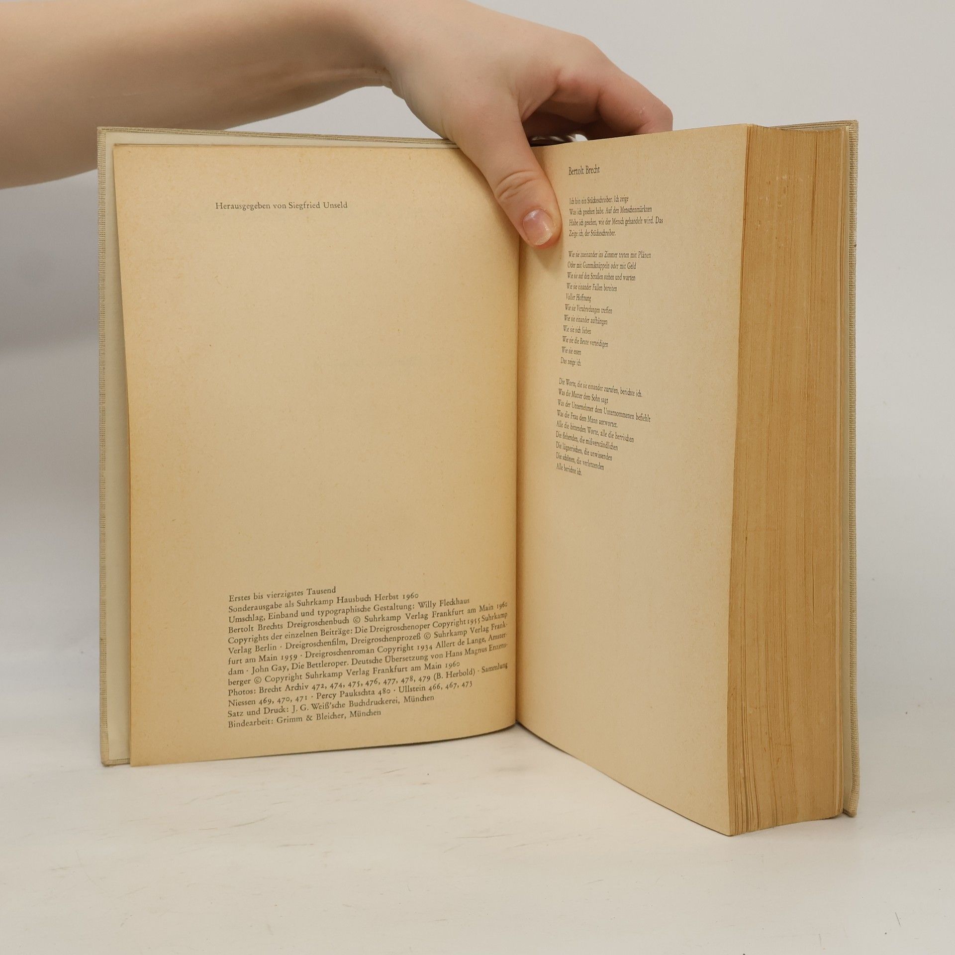 Bertolt Brecht Brechts Dreigroschenbuch
